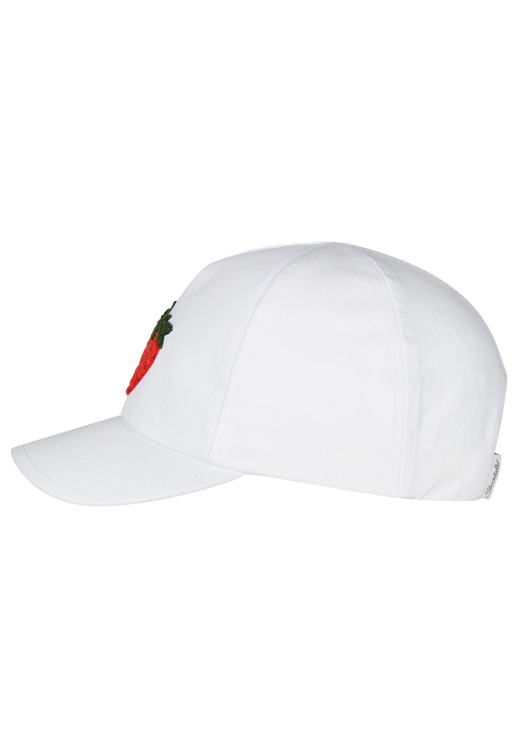 Sterntaler® Baseball Cap Basecap Erdbeere (1-St) Canvas-Basecap mit Erdbeer-Print und Metall-Schließe zur Regulierung