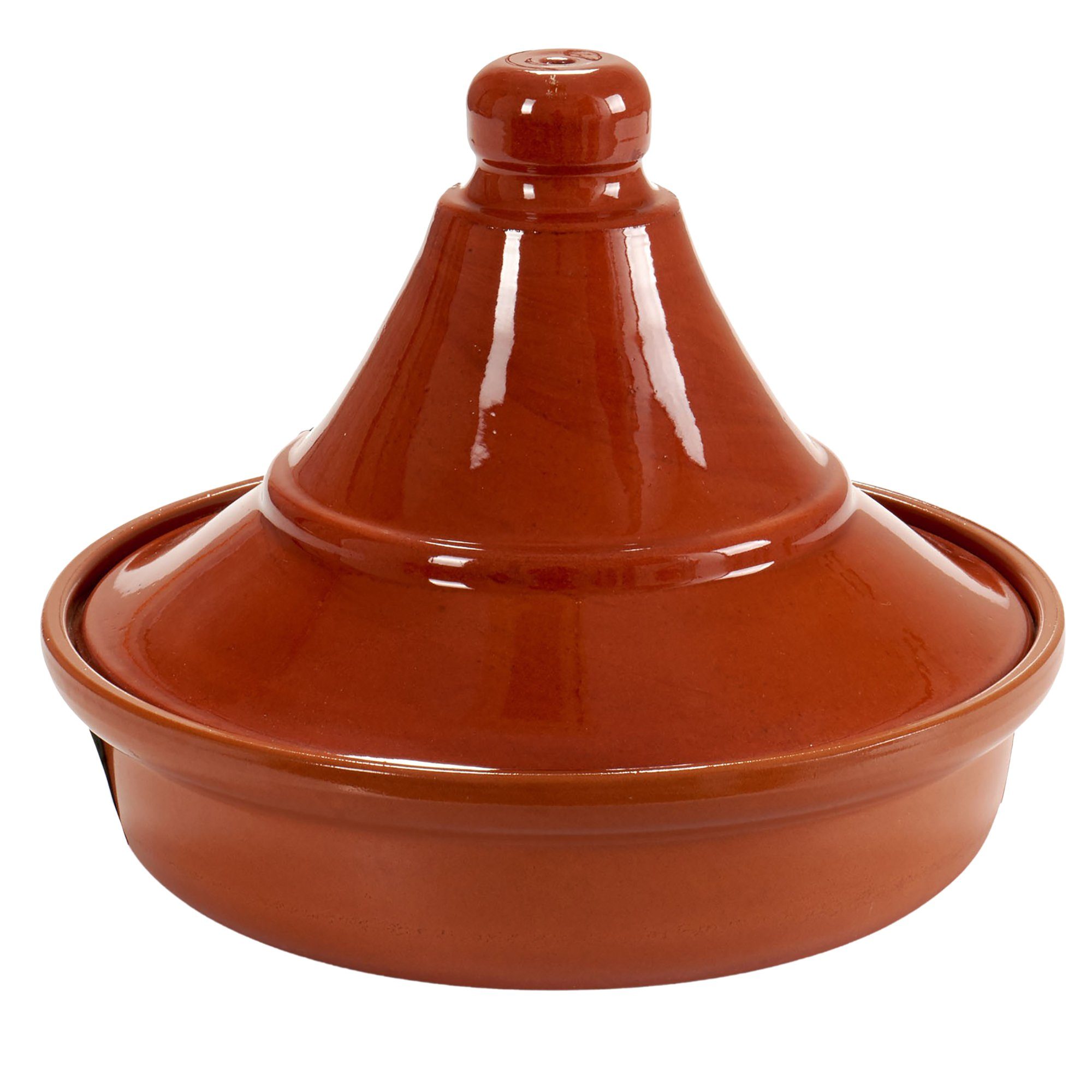 Annastore Dampfgartopf Tajine aus Ton Ø 27 cm für 4-5 Personen - Marokkanische Tagine, Schmortopf