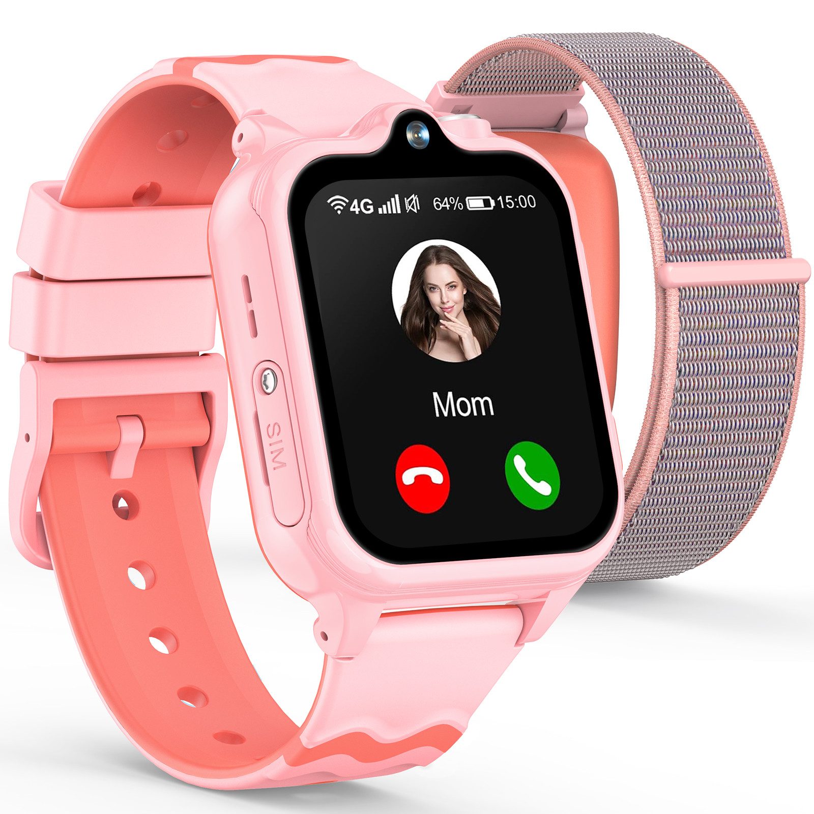Ralio R5 Ultra 2026 4G Smartwatch Kinder mit GPS, 2+16 GB Großem Speicher Smartwatch (2MP Front + 5MP Rück, mehrere Sportmodi cm/1,72 Zoll) 900mAh Akku, SOS, Schulmodus, Perfekte Geschenke für Kinder – Sicherheit & Freiheit im Alltag.