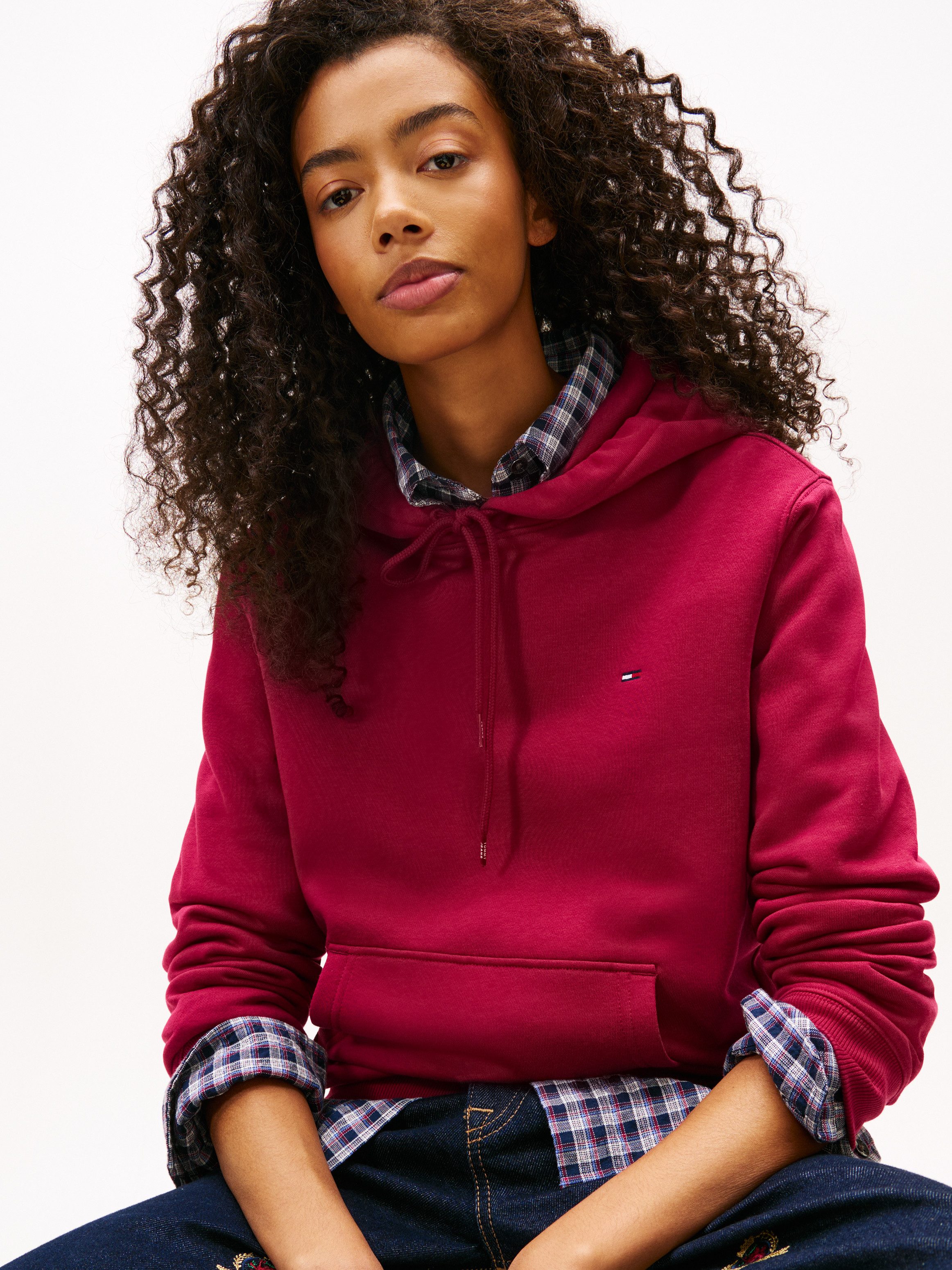 Tommy Jeans Kapuzensweatshirt TJW REG S FLAG HOODIE mit Logo-Flag günstig online kaufen