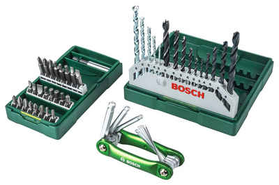 Bosch Home & Garden Werkzeugset, (Set, 41-St), Bohrerset + 25 teilige Schrauberbit-Set + Sechskant-Faltwerkzeug