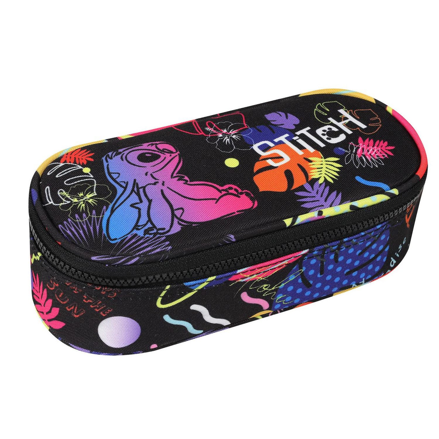 CoolPack Federmäppchen Campus Disney Stitch Schule Federtasche, Ovale Federtasche