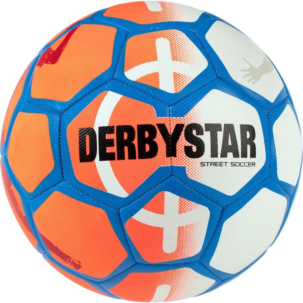 Derbystar Fußball Street Soccer orange/weiss/blau