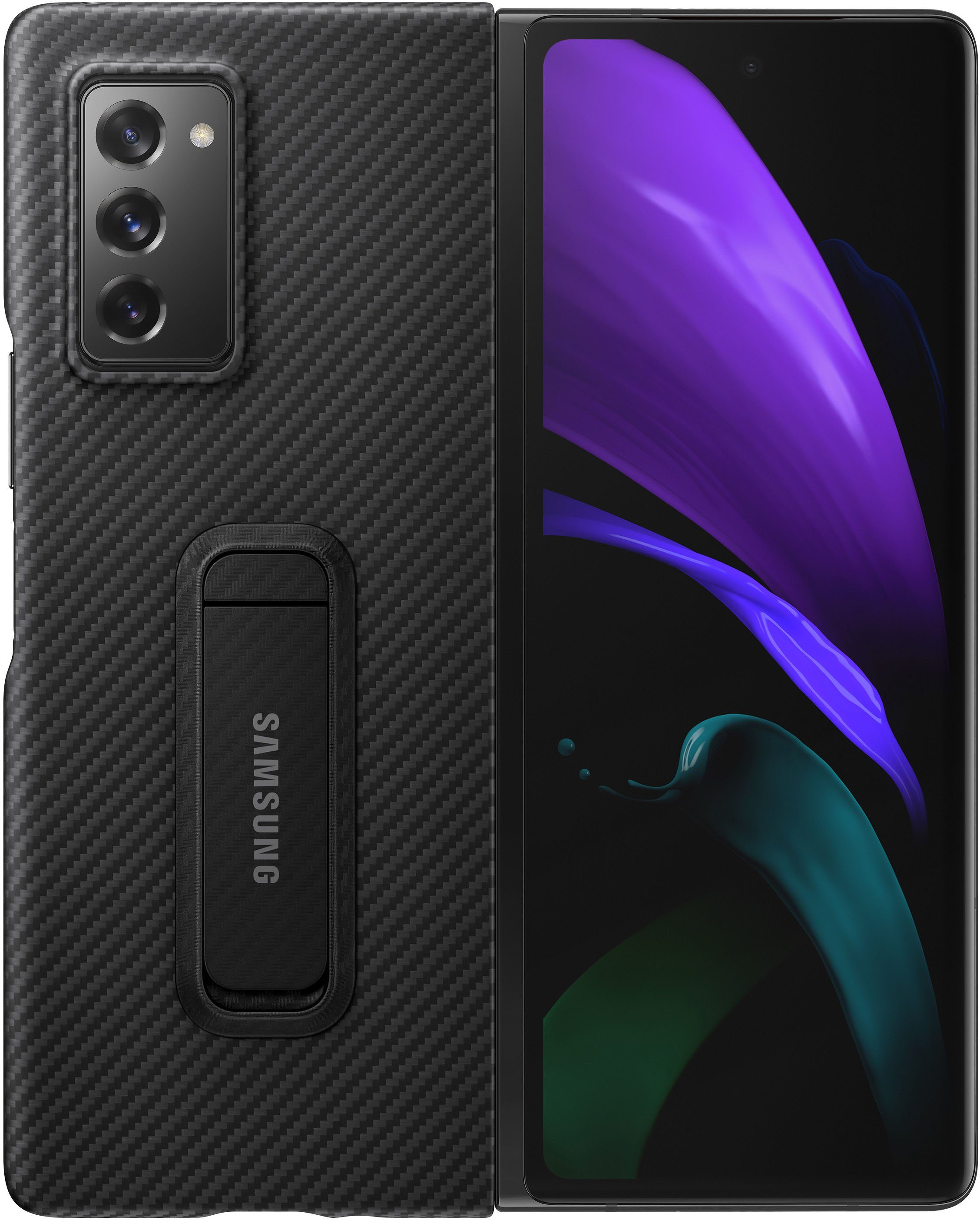 Samsung Smartphone-Hülle Aramid Standing Cover EF-XF916 Galaxy Z Fold2 5G