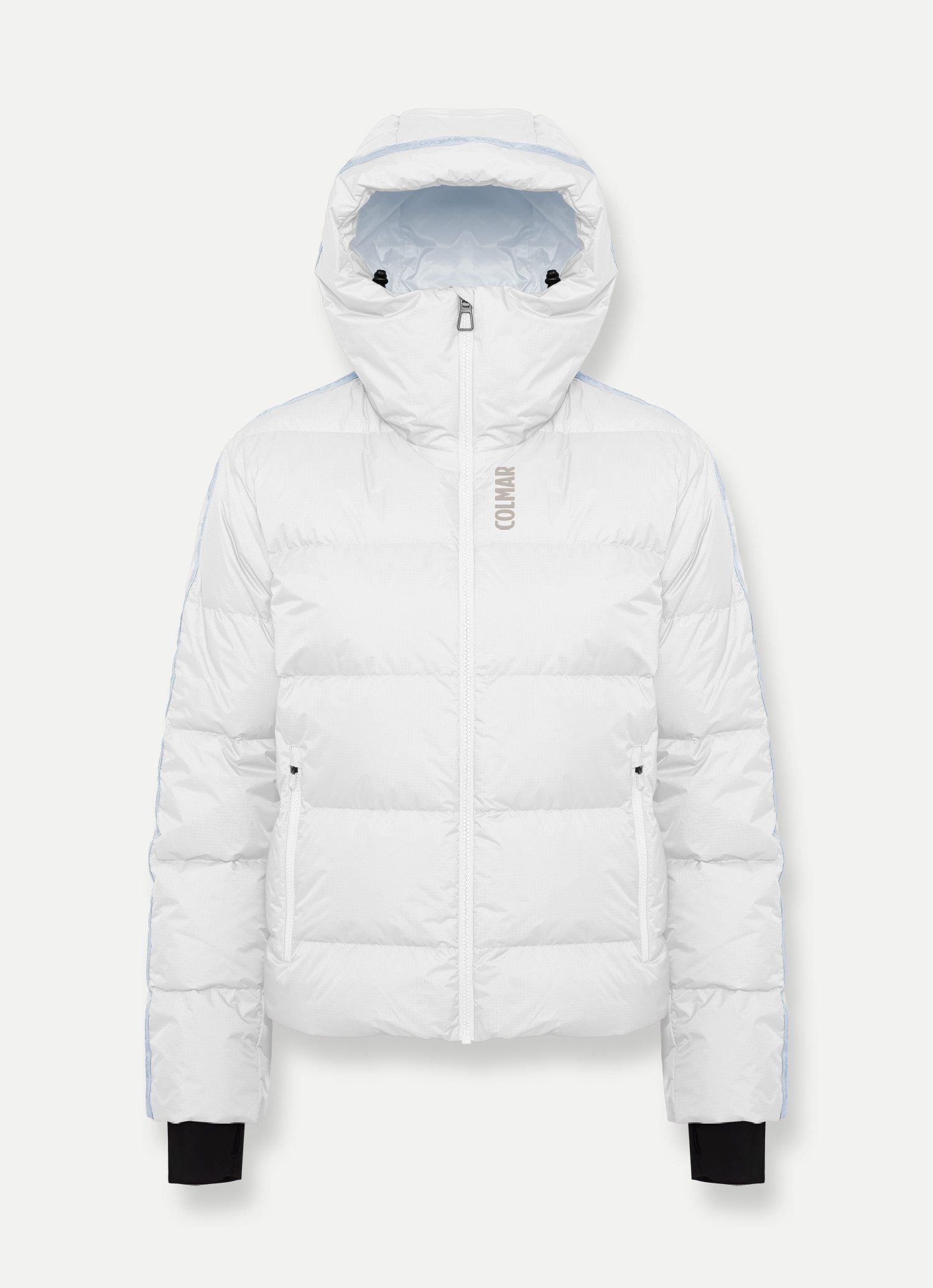 Skijacke bauschige Damen Skijacke mit Logoband