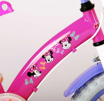 Volare Kinderfahrrad Kinderfahrrad Disney Minnie Cutest Ever Mädchen 14 Zoll Kinderrad Rosa