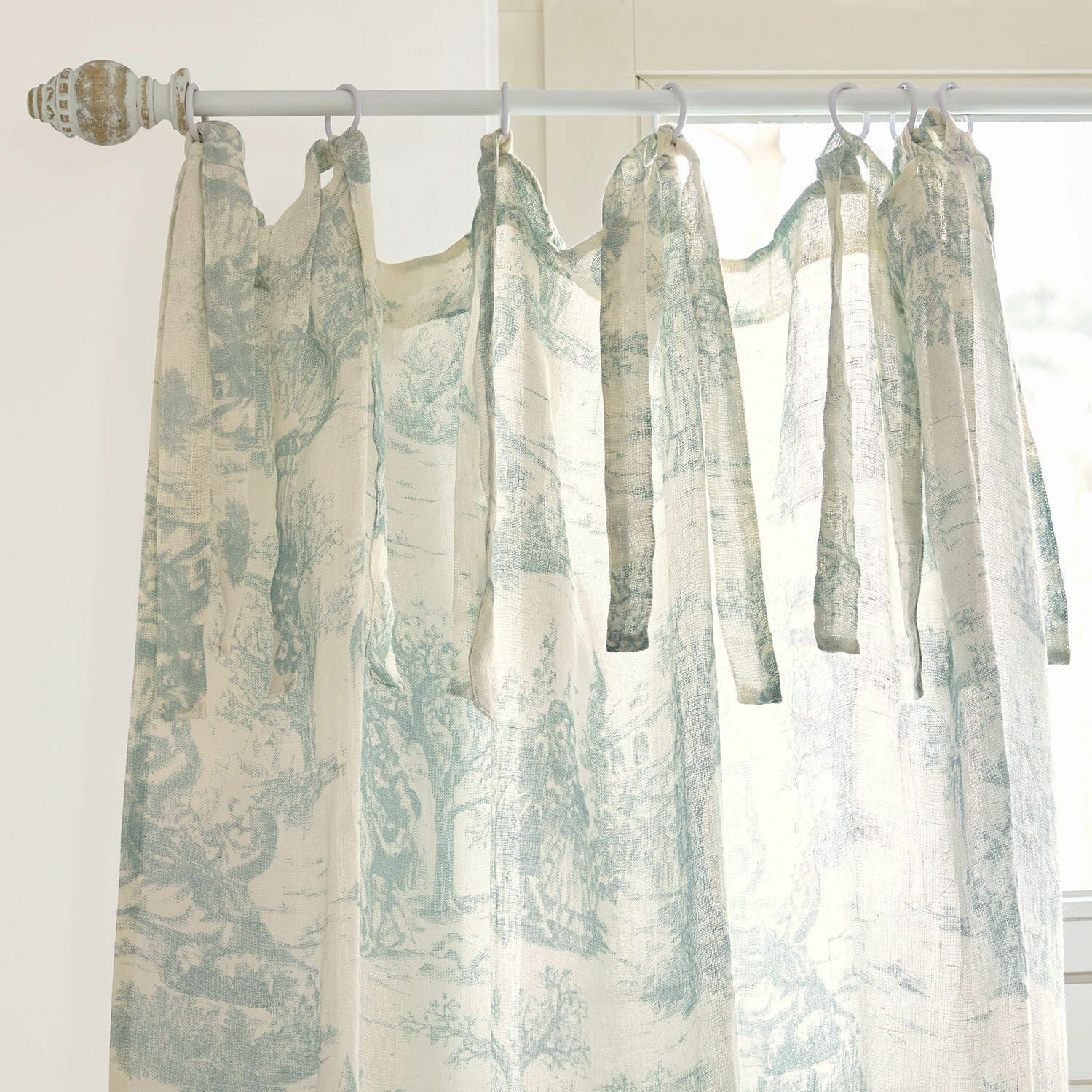 Mirabeau Vorhang Gardine Dedwen hellblau/creme