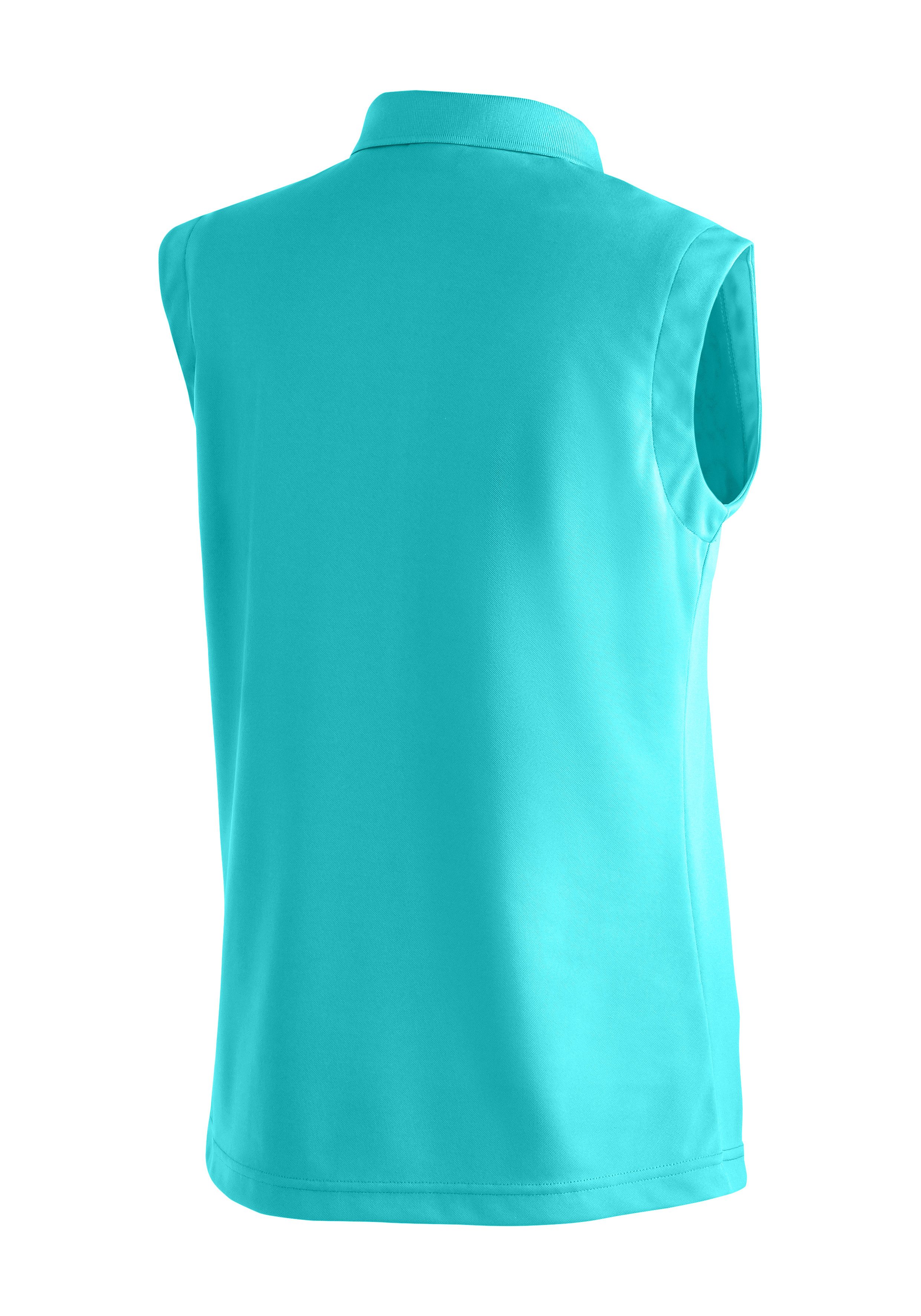 Maier Sports Poloshirt Ulrike sleeveless Damen Polo, leichtes Shirt, ärmelloses Funktionsshirt, Regular Fit