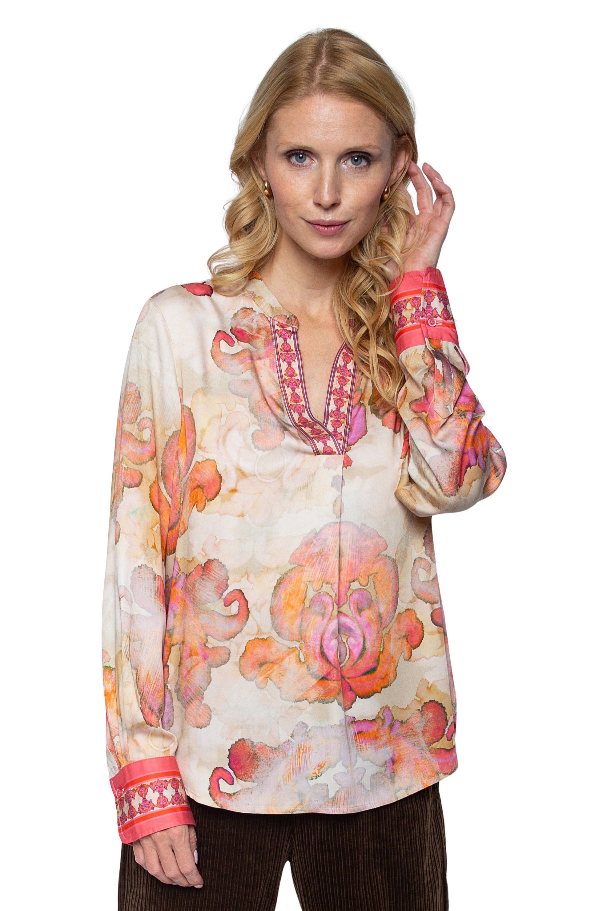 Emily Van Den Bergh Schlupfbluse Damenbluse 8628-710