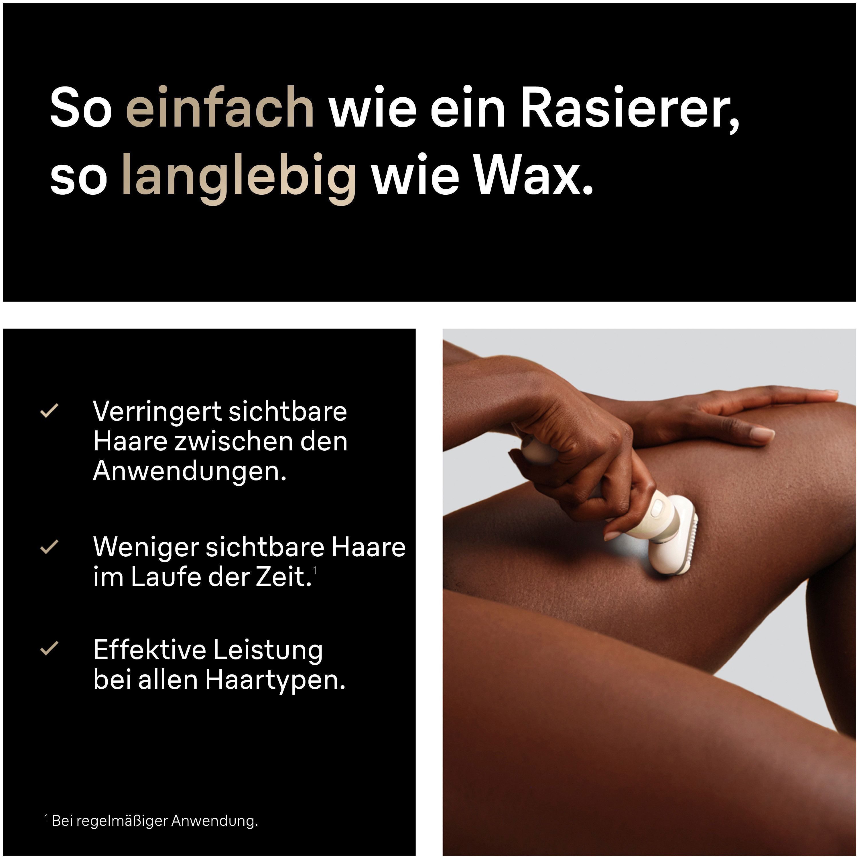 Braun Epilierer Silk-épil 9 SES9-060 3D, 360° Flex, Wet & Dry, SmartLight, Rasieraufsatz, Trimmeraufsatz – Bild 5 von 5