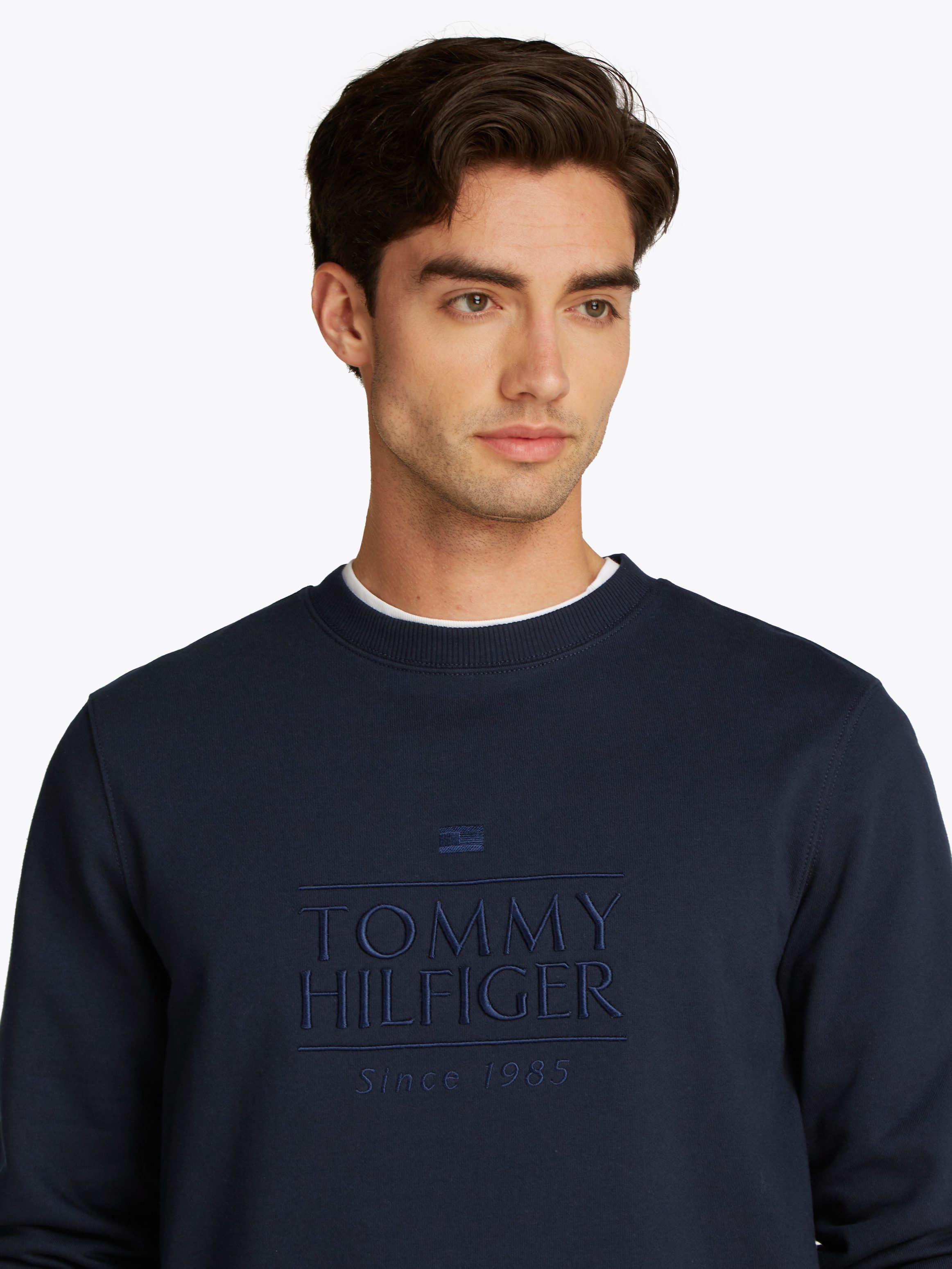 Tommy Hilfiger Sweatshirt HILFIGER EMBRO LOGO SWEATSHIRT günstig online kaufen