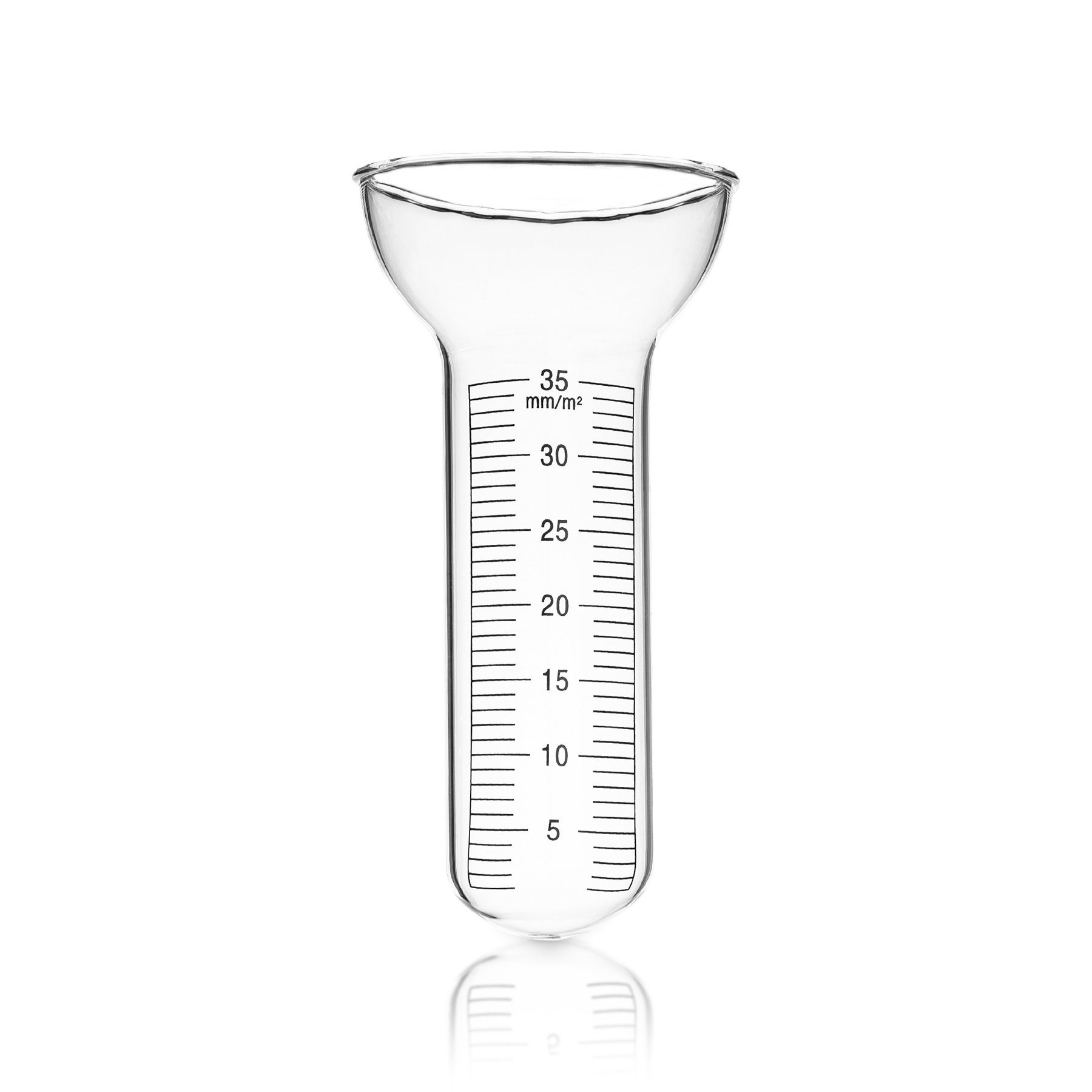 mm Für Niederschlagsmesser abzulesen Glas Messungen Regenmesser BigDean 1-35 aus Einfach