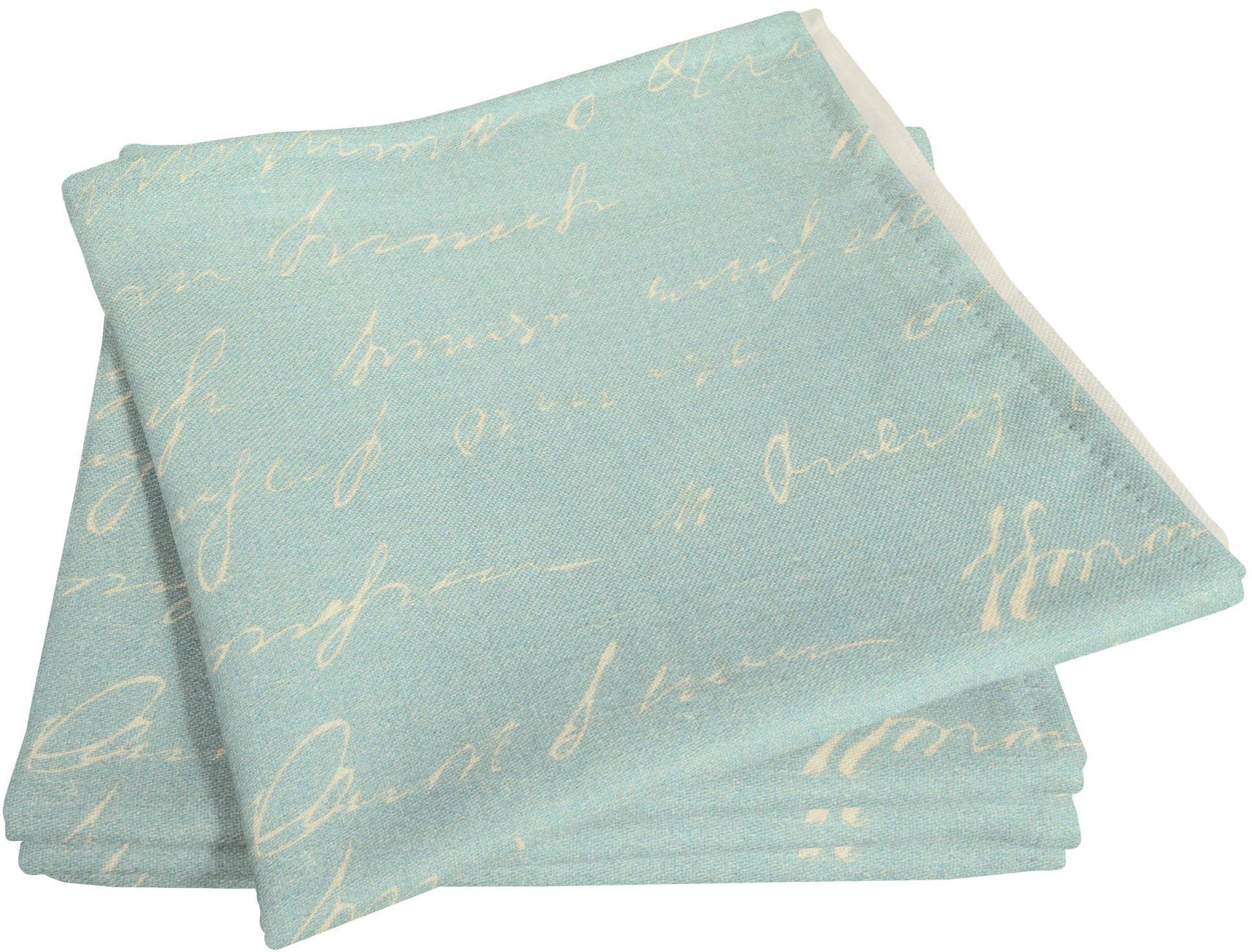 Adam Stoffserviette Scribble, aus Bio-Baumwolle,Made in Germany