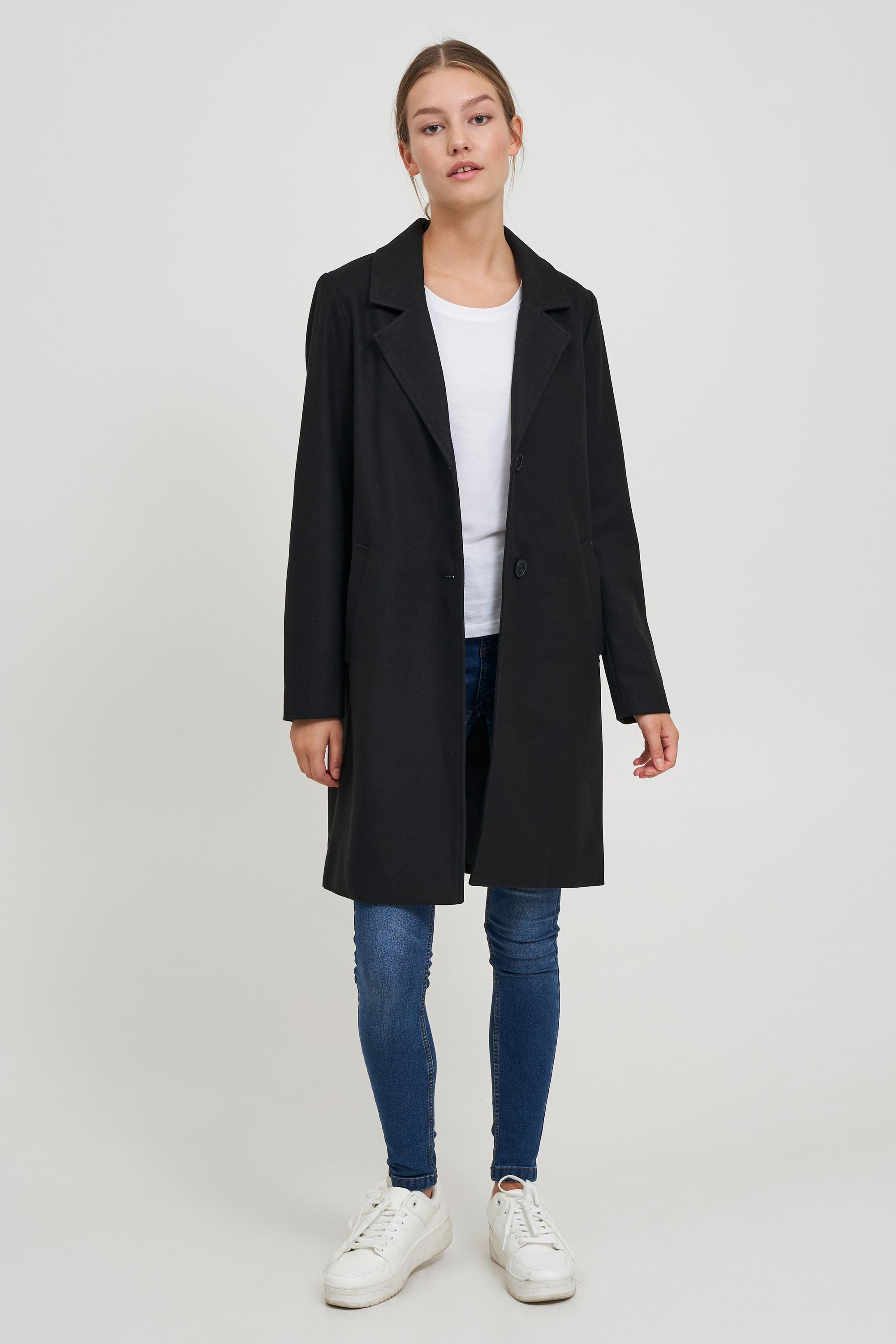 OXMO Wollmantel OXNeta Wollmantel mit Reverskragen günstig online kaufen