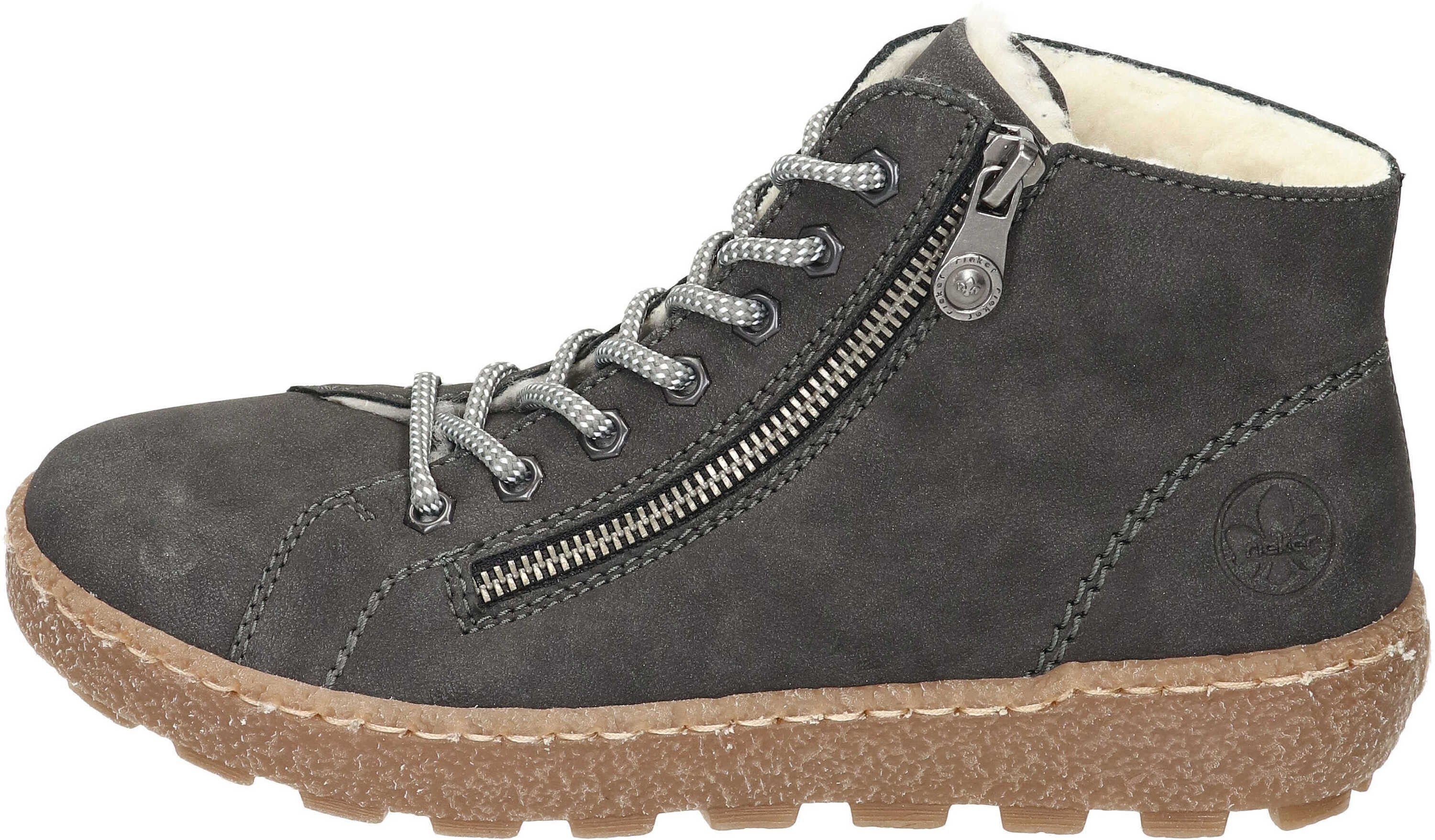 Rieker Stiefeletten Schnürstiefelette aus strapazierfähigem Synthetik günstig online kaufen