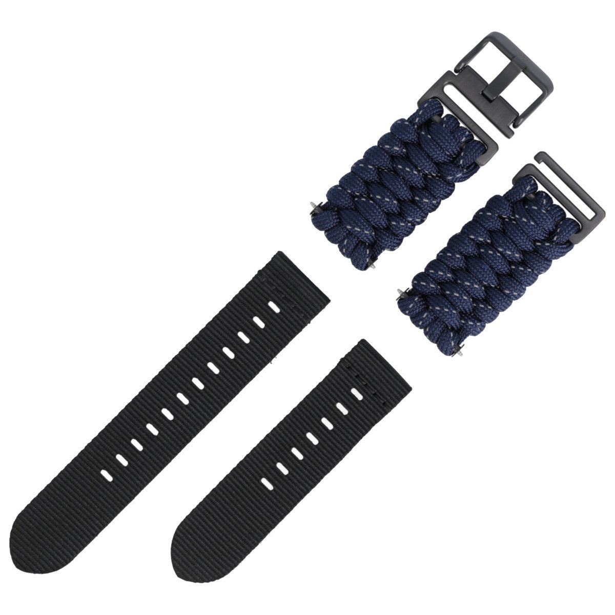 Victorinox Uhrenarmband 22mm Textil Blau 005891.9