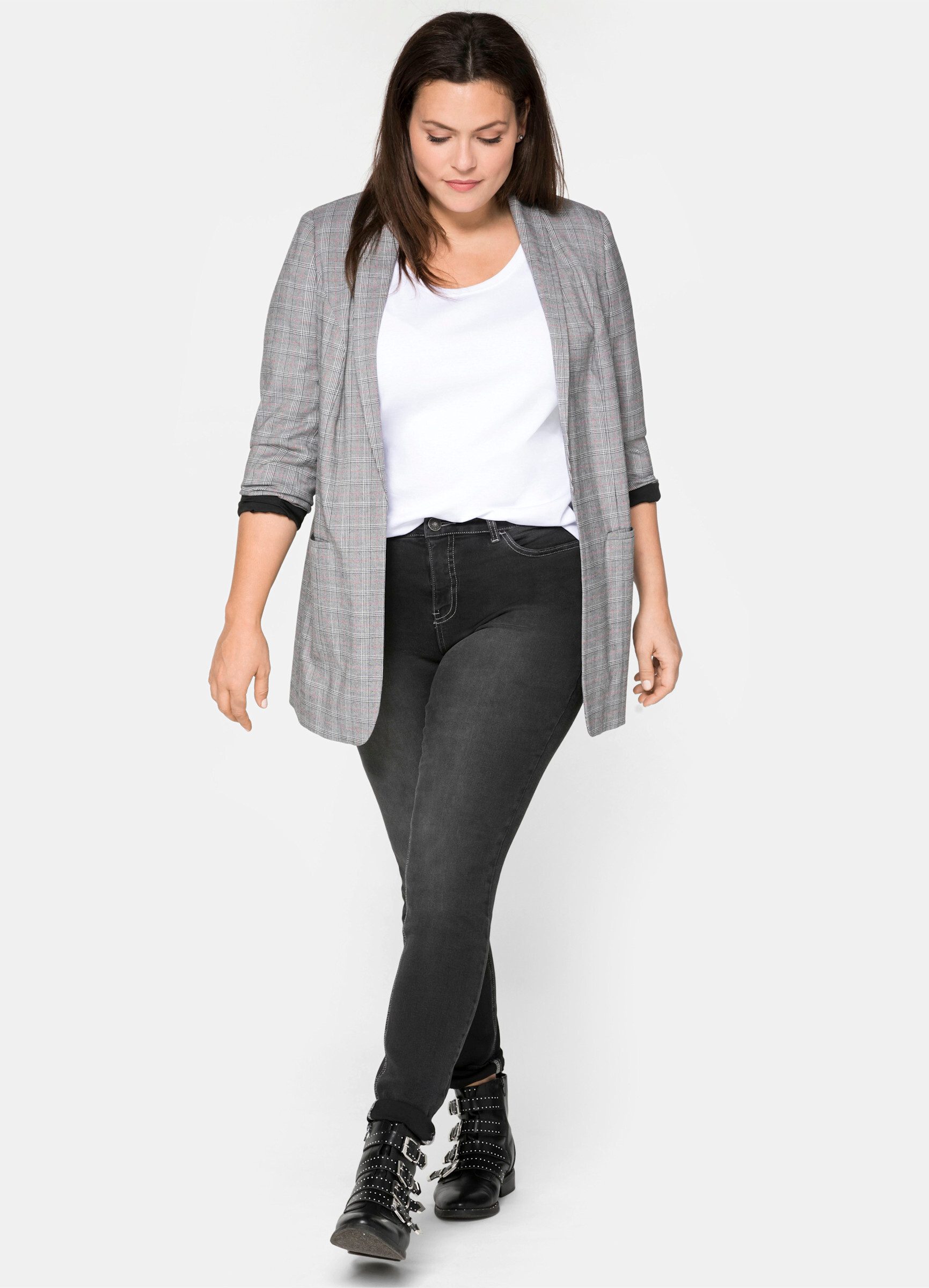 Sheego Bequeme Jeans Röhrenjeans günstig online kaufen