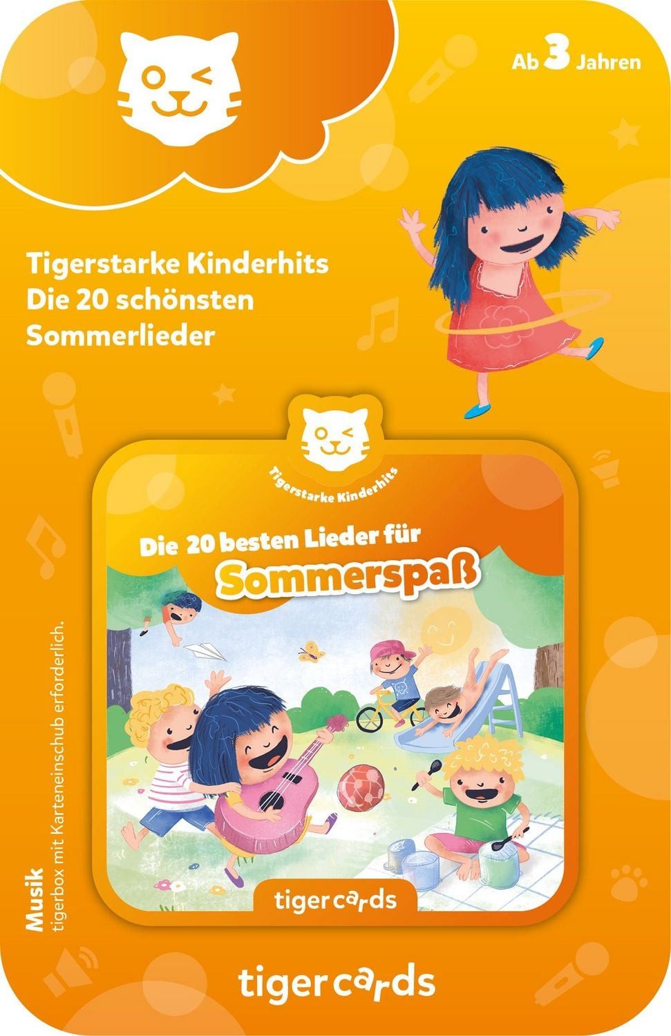 Hörspielfigur tigercard - Die 20 schönsten Sommerlieder
