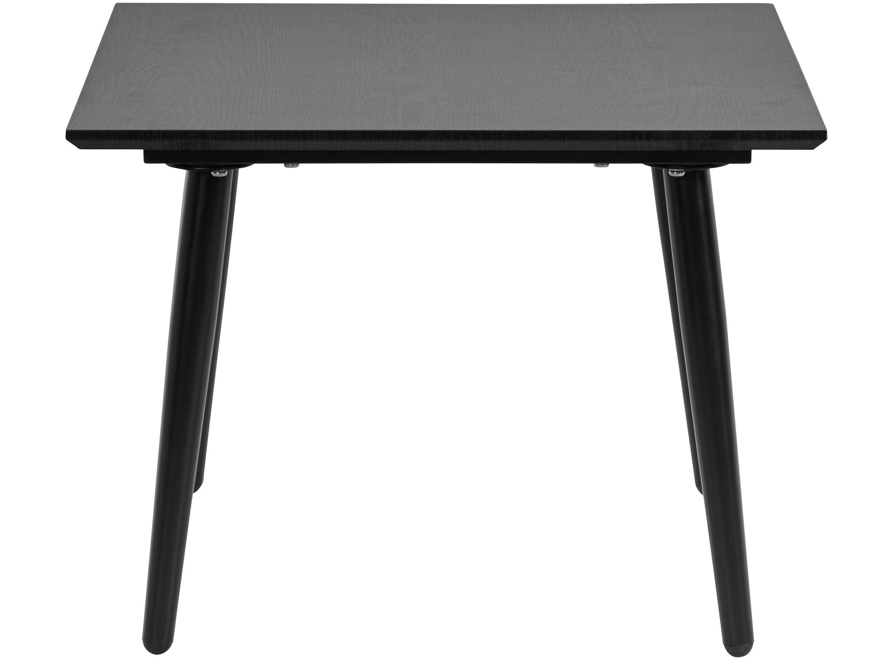 loft24 Beistelltisch Matcha, Tischplatte aus schwarz | FSC®-zertifizierter 60 MDF, Breite cm Marmor Metallbeine