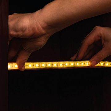 DELTACO LED-Leuchtmittel SH-LS10M Smarter LED Streifen/Strip Outdoor WLAN RGB 2x5m, RGB, per App Steuerbar, programmierbar, kann zugeschnitten werden