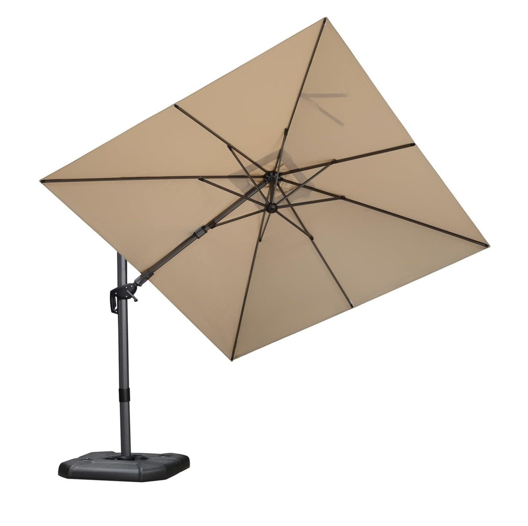 PURPLE LEAF Ampelschirm Quadratischer Terrassenschirm, Seitlich günstig online kaufen