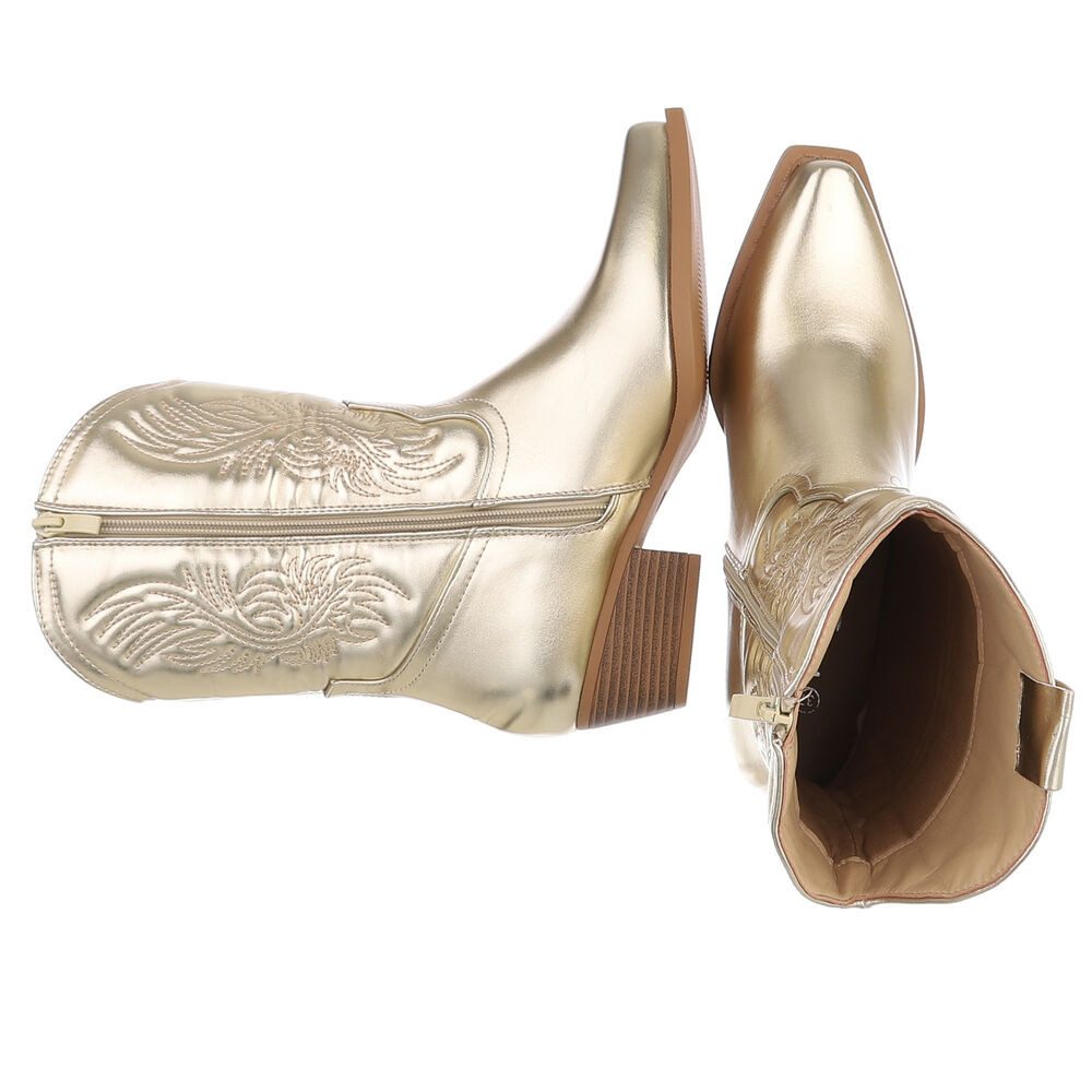 Ital-Design Cowboystiefel mit Stickdesign für Damen, günstig online kaufen