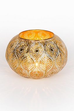 Marrakesch Orient & Mediterran Interior Windlicht Orientalische Windlicht Afzal, Teelichthalter, Deko, Vintage (2 St), Handarbeit
