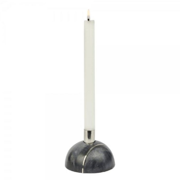 Lambert Kerzenhalter Kerzenständer Emisfero Marmor Grau (10cm)