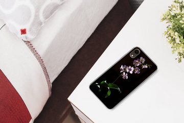 MuchoWow Handyhülle Orchidee - Blume - Rosa, Handyhülle Apple iPhone XR, Smartphone-Bumper, Print, Handy