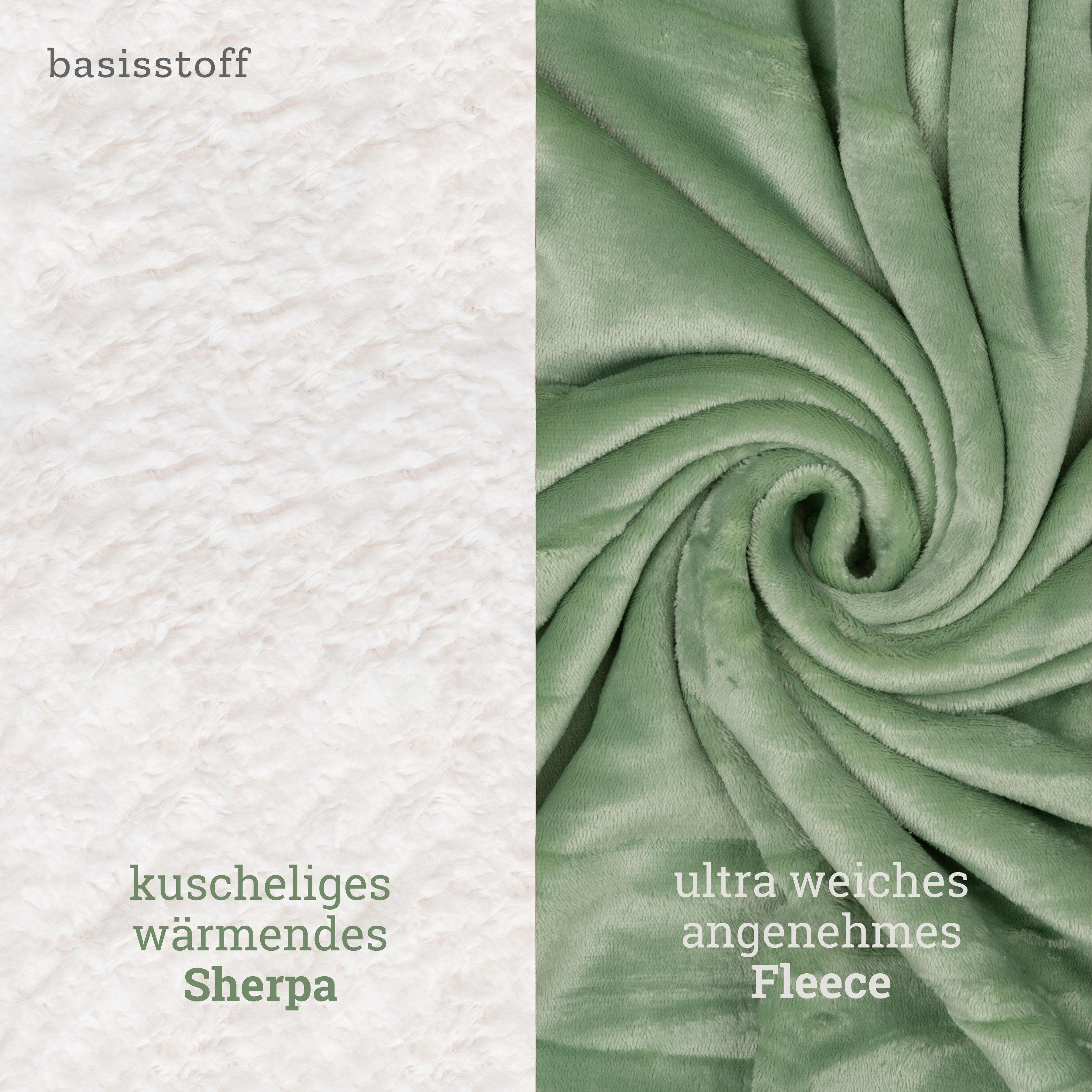 Wohndecke Cloudy Decke Kuscheldecke warm Sherpa günstig online kaufen