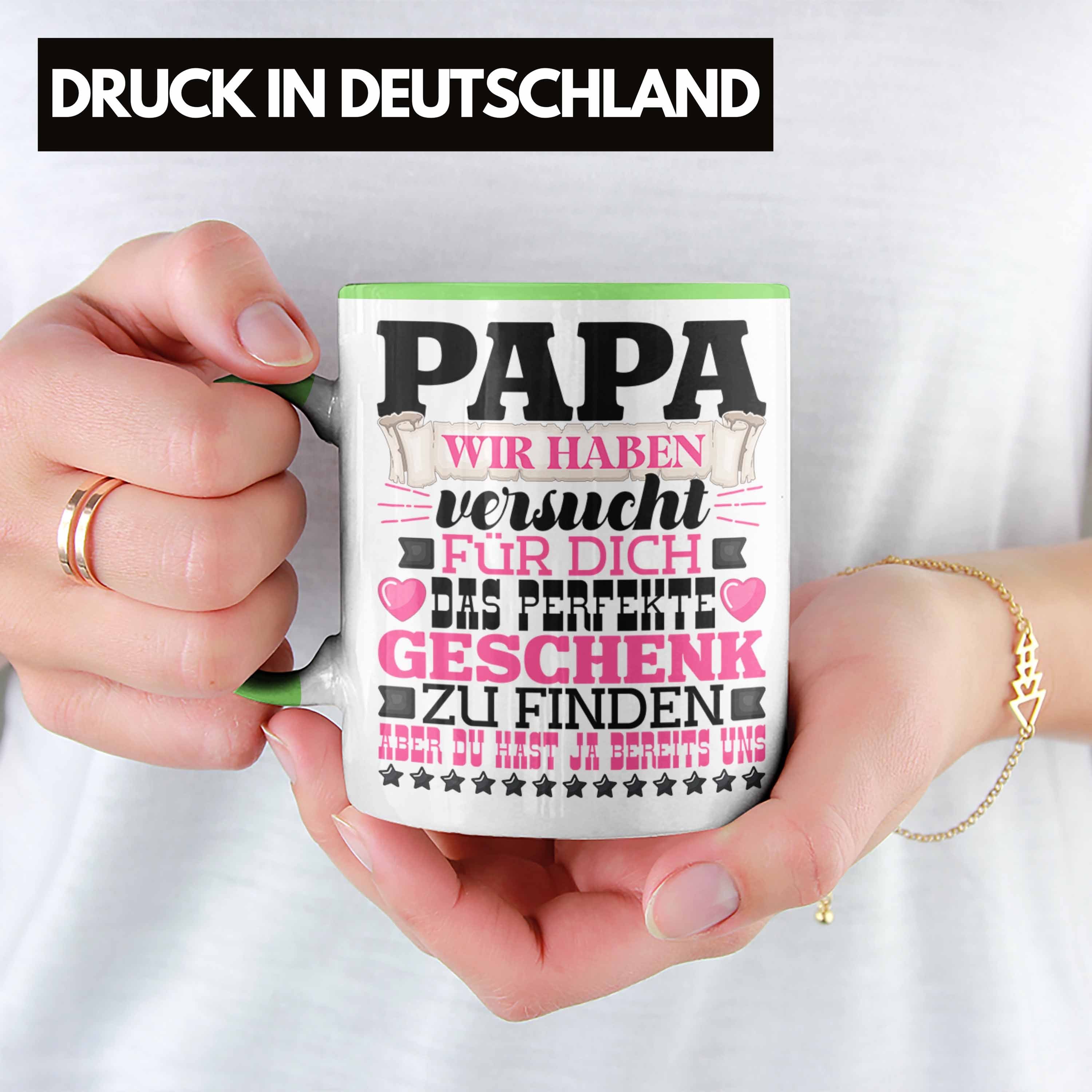 Besten Trendation Geschenk von Vater Geschenk Grün Tochte Geschenkidee Papa für Tasse Tasse