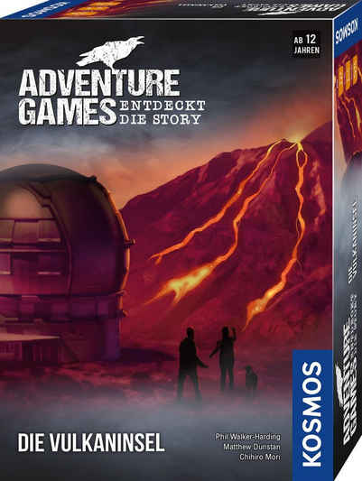 Kosmos Spiel, Mystery-Spiel Adventure Games - Die Vulkaninsel, Made in Germany
