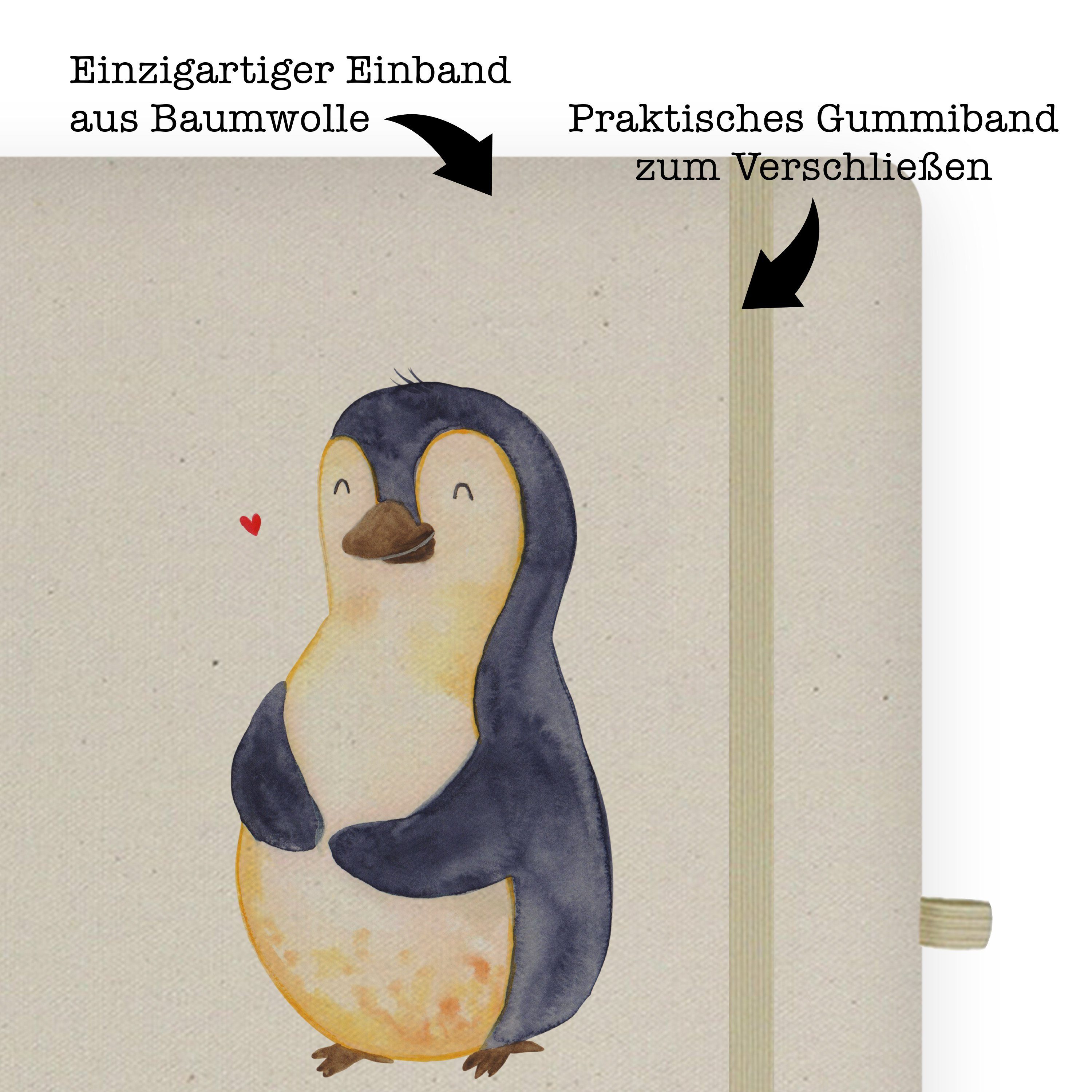 Geschenk, Mrs. - Pinguin Mrs. Mr. Panda Notizbuch Panda Notizheft, & Mr. Transparent Diät - Tagebuch, & glücklich