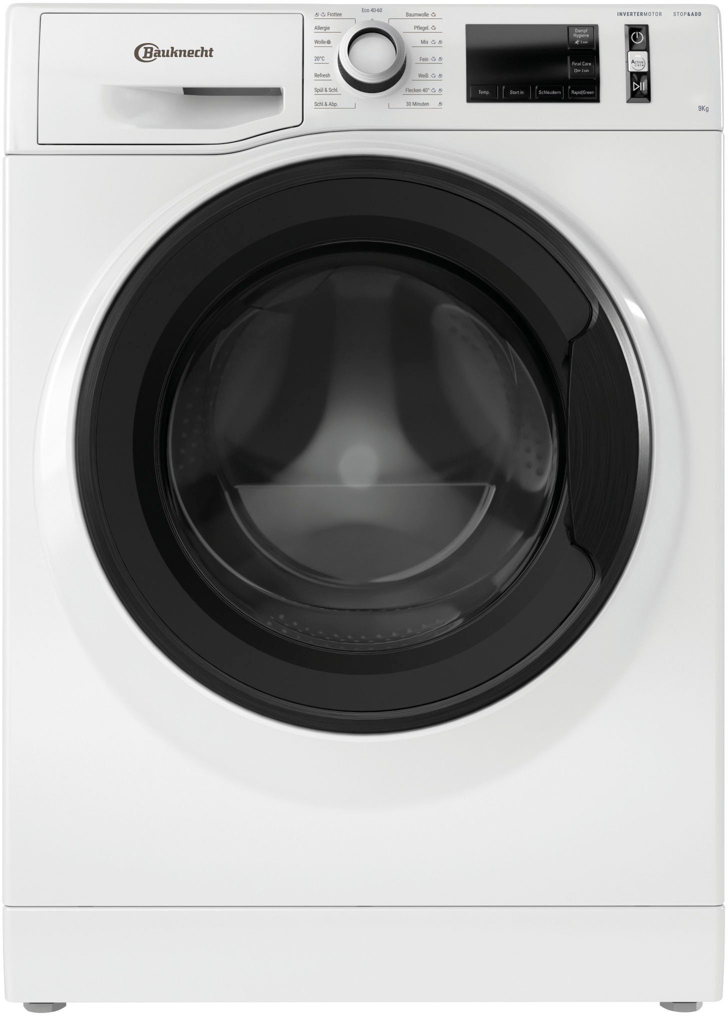 BAUKNECHT Waschmaschine WM PURE 1400 9A, U/min kg, 9
