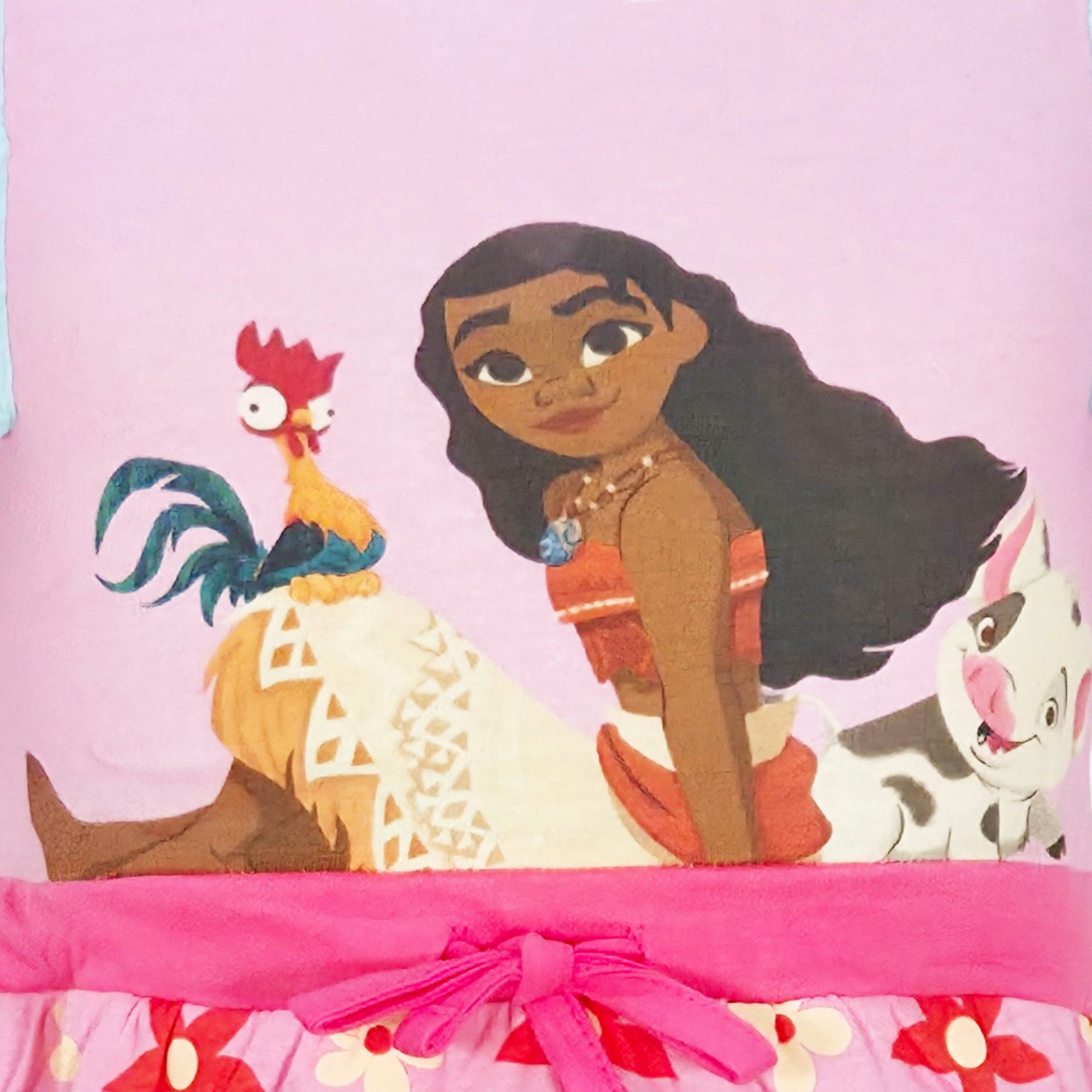 Disney Sommerkleid Disney Vaiana Moana Kinder Mädchen Sommerkleid Kleid 100% Baumwolle, Gr. 98 bis 128