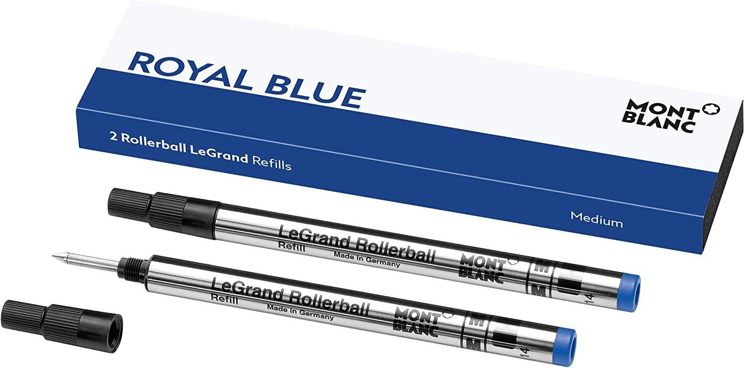 MONTBLANC Tintenroller Rollerball M 105165-12 Mine pacific LeGrand 2er-Pc blau blue Montblanc
