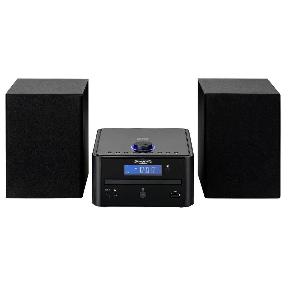 Reflexion Stereo Micro HiFi System Kompaktanlage mit UKW-Radio, CD Stereoanlage (Inkl. Fernbedienung, Inkl. Lautsprecherbox)