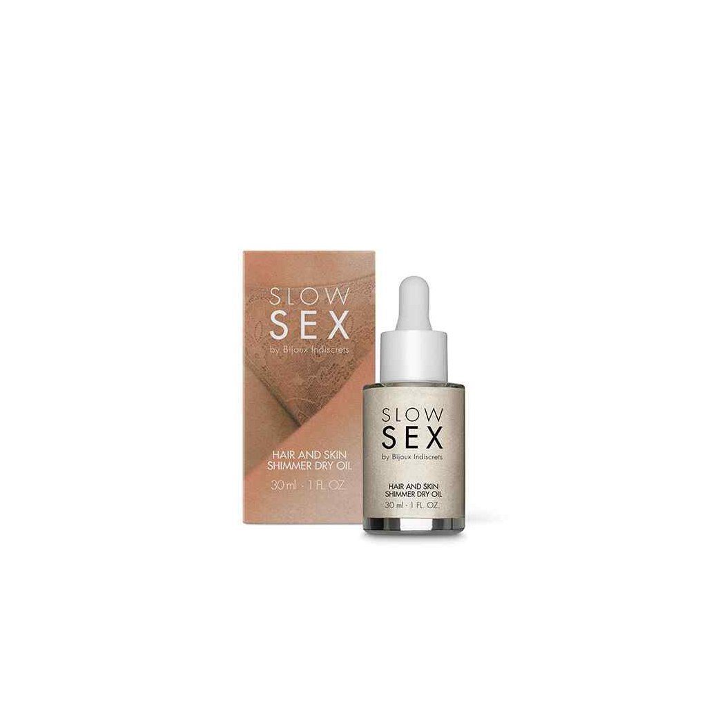 Bijoux Indiscrets Körperöl Bijoux Indiscrets - Slow Sex Hair & Skin Shimmer Dry Oil 30 ml, glänzend