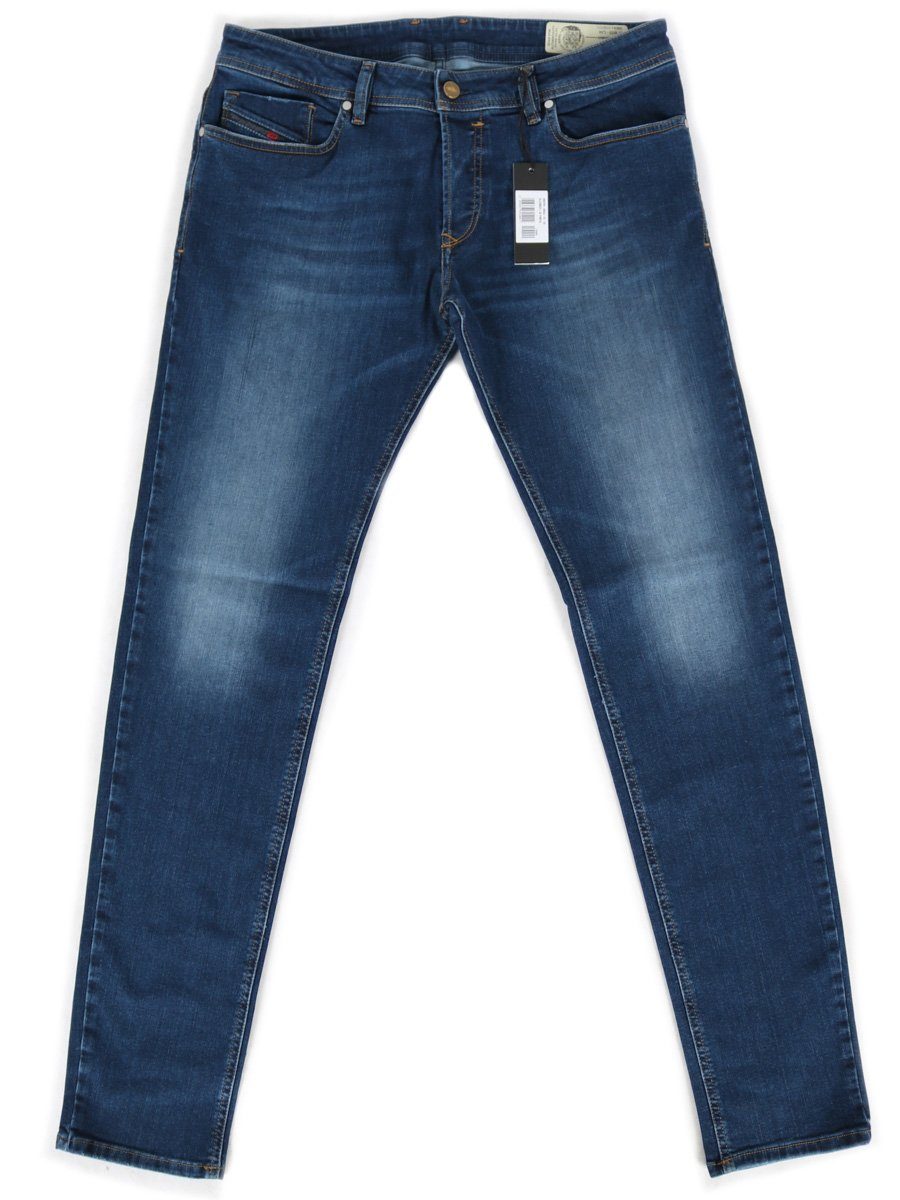 Diesel Skinny-fit-Jeans Diesel Herren Slim Skinny Fit Röhren Stretch Jeans  Dunkel Blau Sleenker 086AJ online kaufen | OTTO