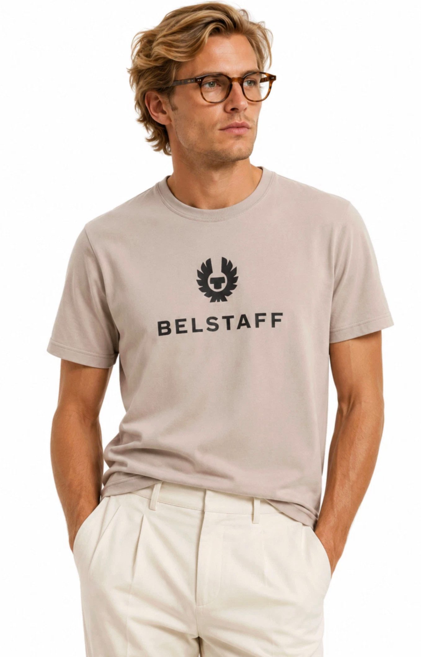 Belstaff T-Shirt Herren Signature Regular Cut Phoenix Logo Tee