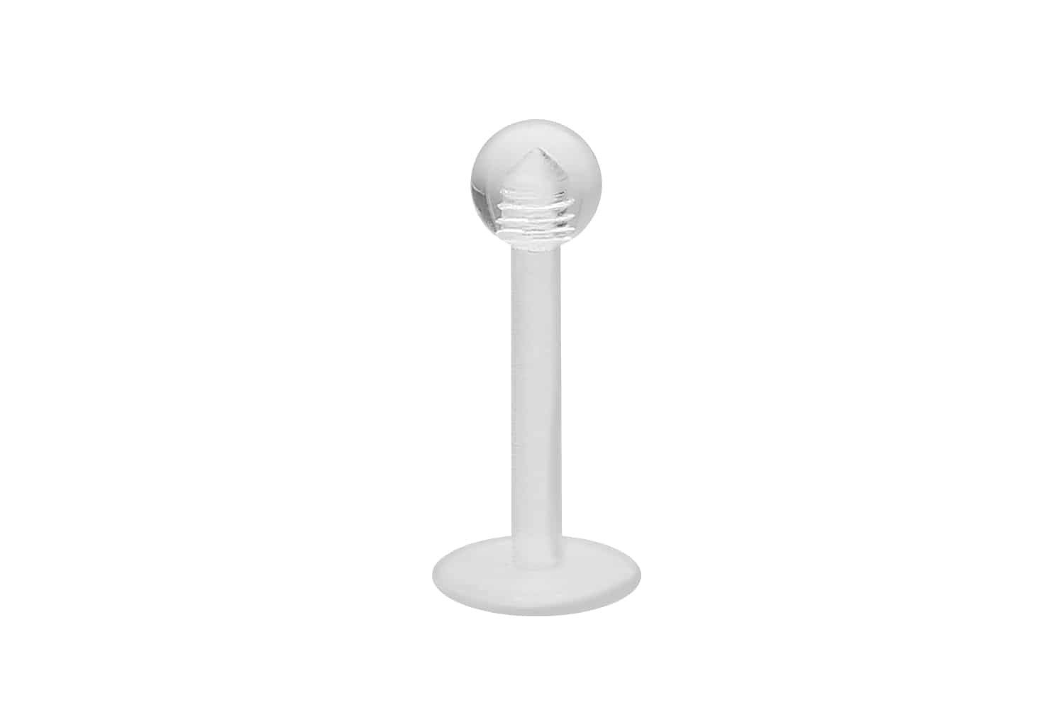 PIERCINGLINE Piercing-Set Acryl Labret flexibel UNIFARBEN (Labrets, 1-tlg)