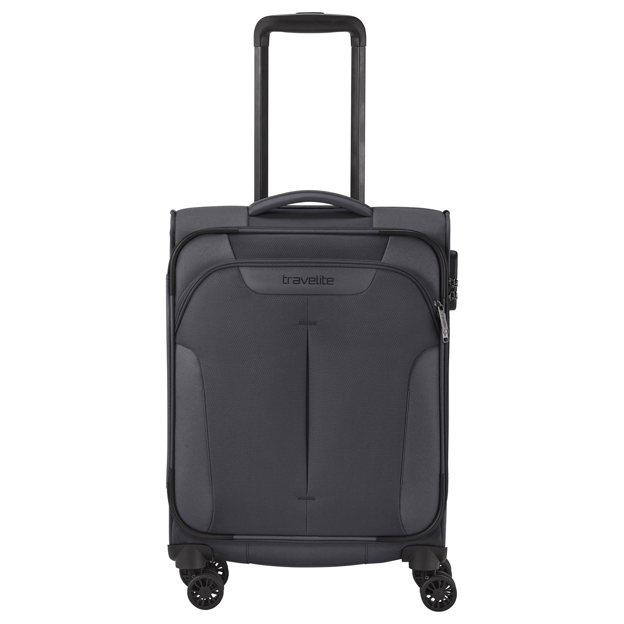 travelite Handgepäck-Trolley Croatia - 4-Rollen-Trolley S 55 cm (anthrazit), 4 Rollen Rollen