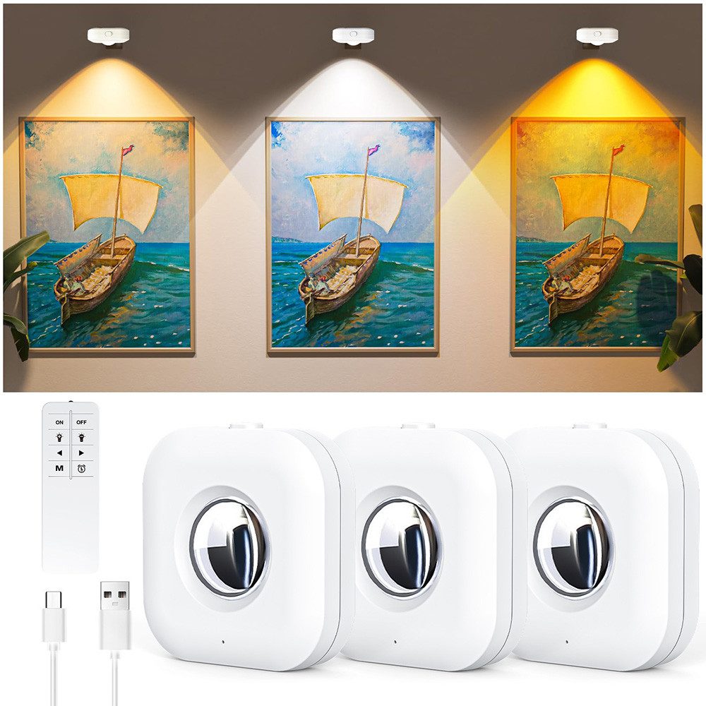 MUPOO LED Wandleuchte LED Unterschrankleuchten Dimmbar,LED-Schrankleuchten günstig online kaufen