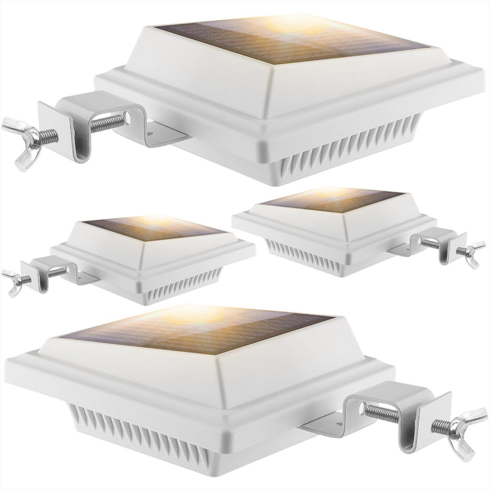 KingLux LED Dachrinnenleuchte Außen 40LEDs Solarlampen günstig online kaufen