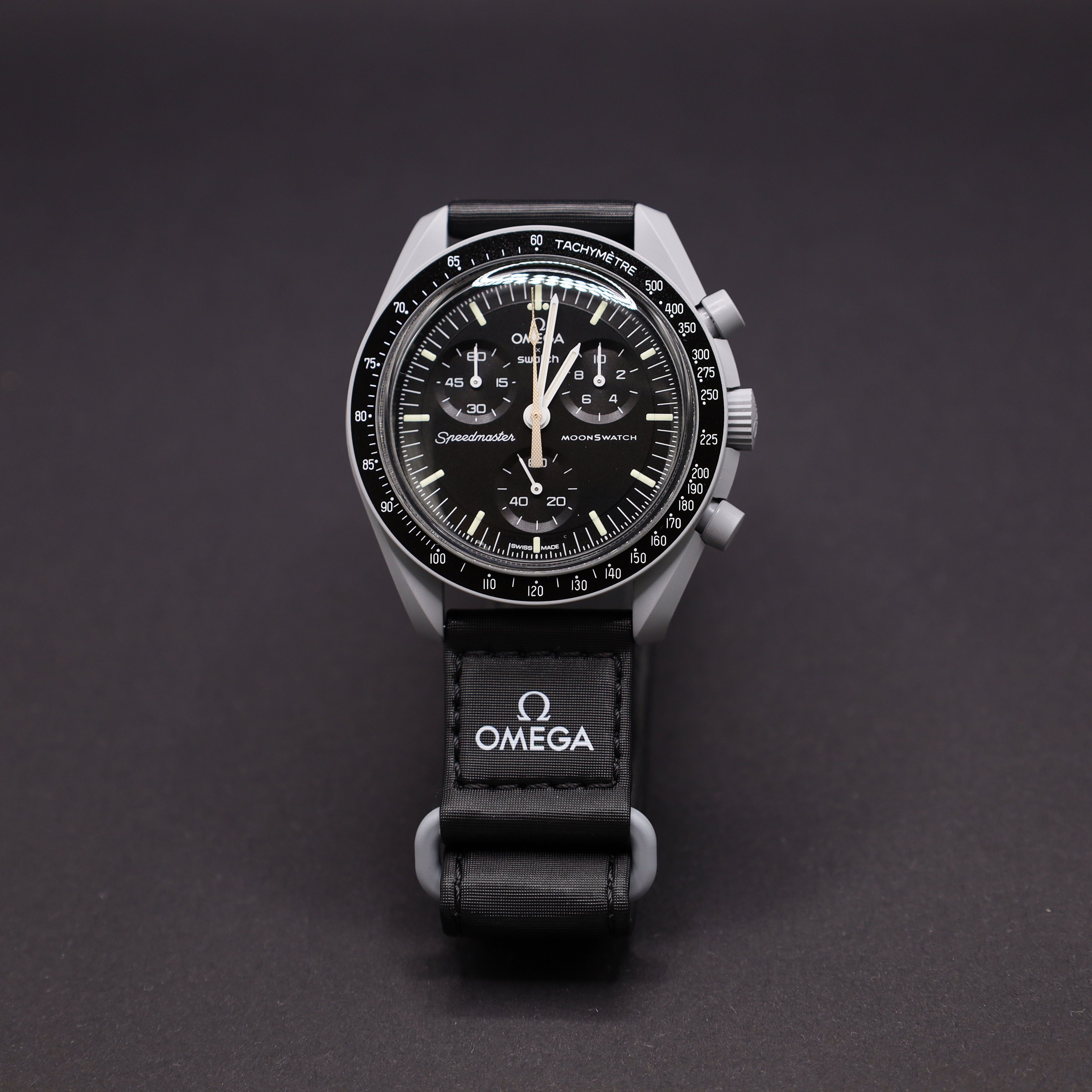 Omega Chronograph Swatch X Omega Moonswatch Moonshine Gold - Strawberry, (1-tlg)