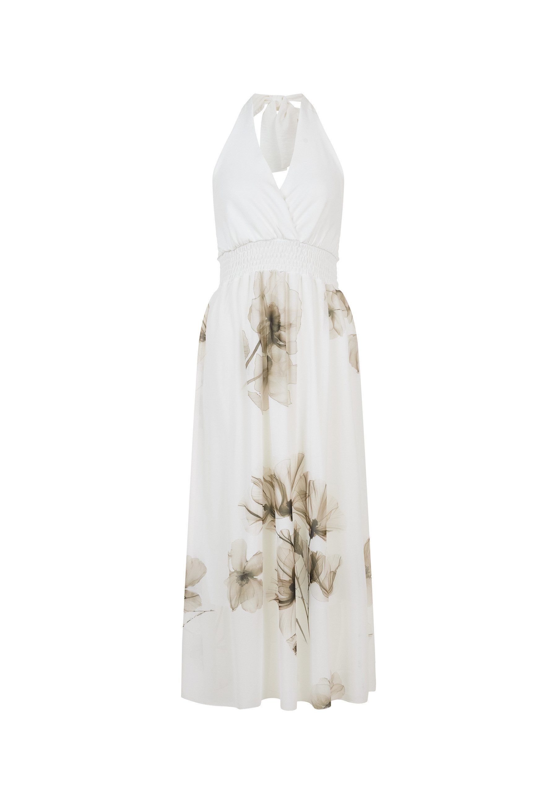 CLOUD 5IVE A-Linien-Kleid CLOUD 5IVE Neckholder Maxi Dress (1-tlg)