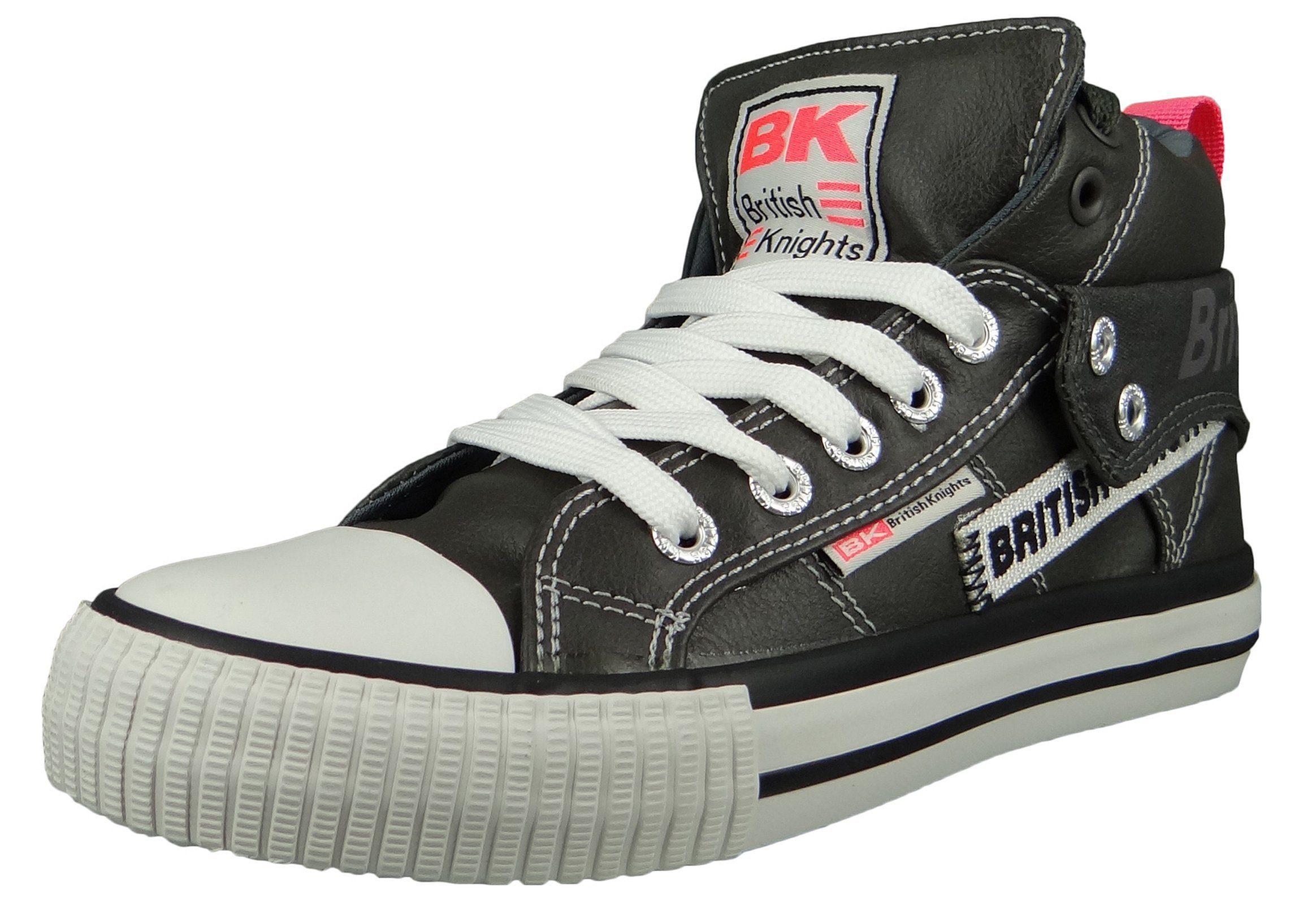 B46-3707 02 Dk. Grey Pink Sneaker