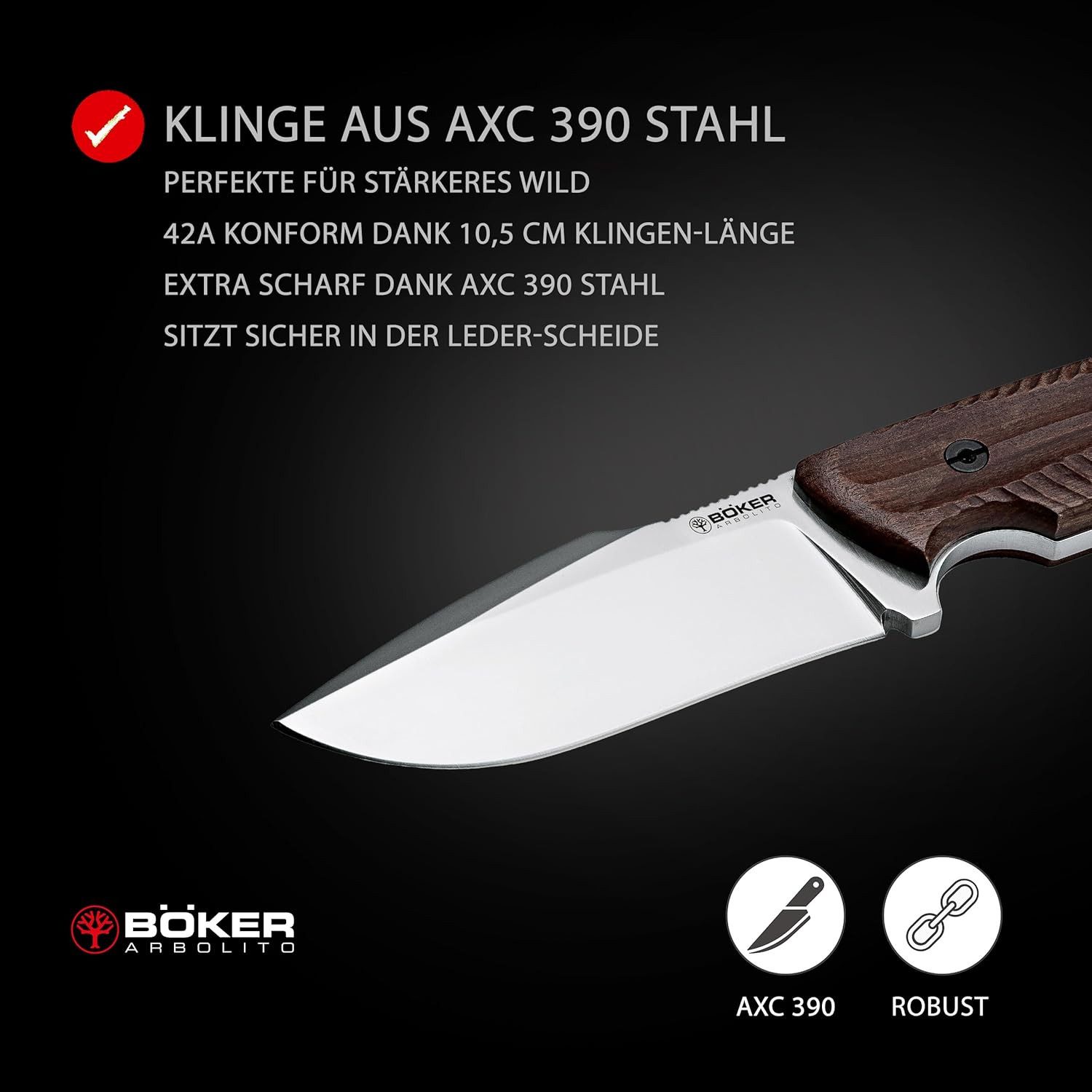 Böker Arbolito Universalmesser Böker Arbolito Bison Guayacan 2.0 - Argentina