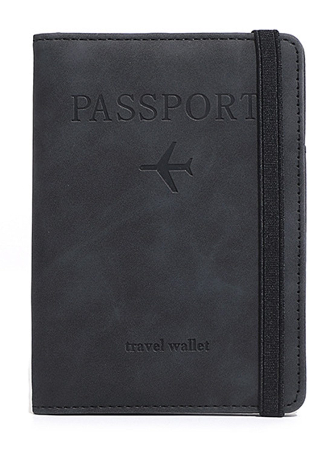 nsihing Geldbörse Reisepasshülle mit RFID-Blocker,Passport Holder für Damen Herren, reisemappe für reisedokumente,ausweistasche Reise dokumente