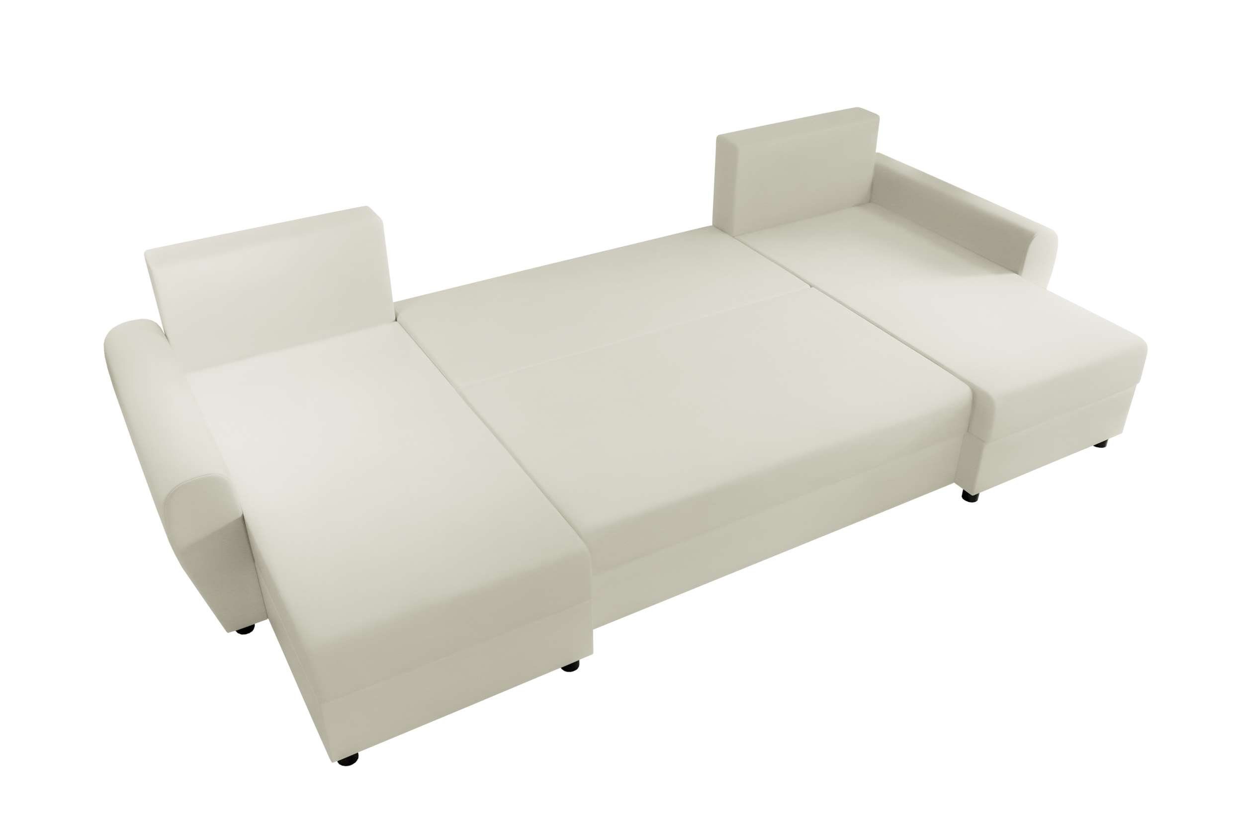 mit U-Form, Arlen, Stylefy Sitzkomfort, Sofa, mit Bettkasten, Modern Wohnlandschaft Design Bettfunktion, Eckcouch,